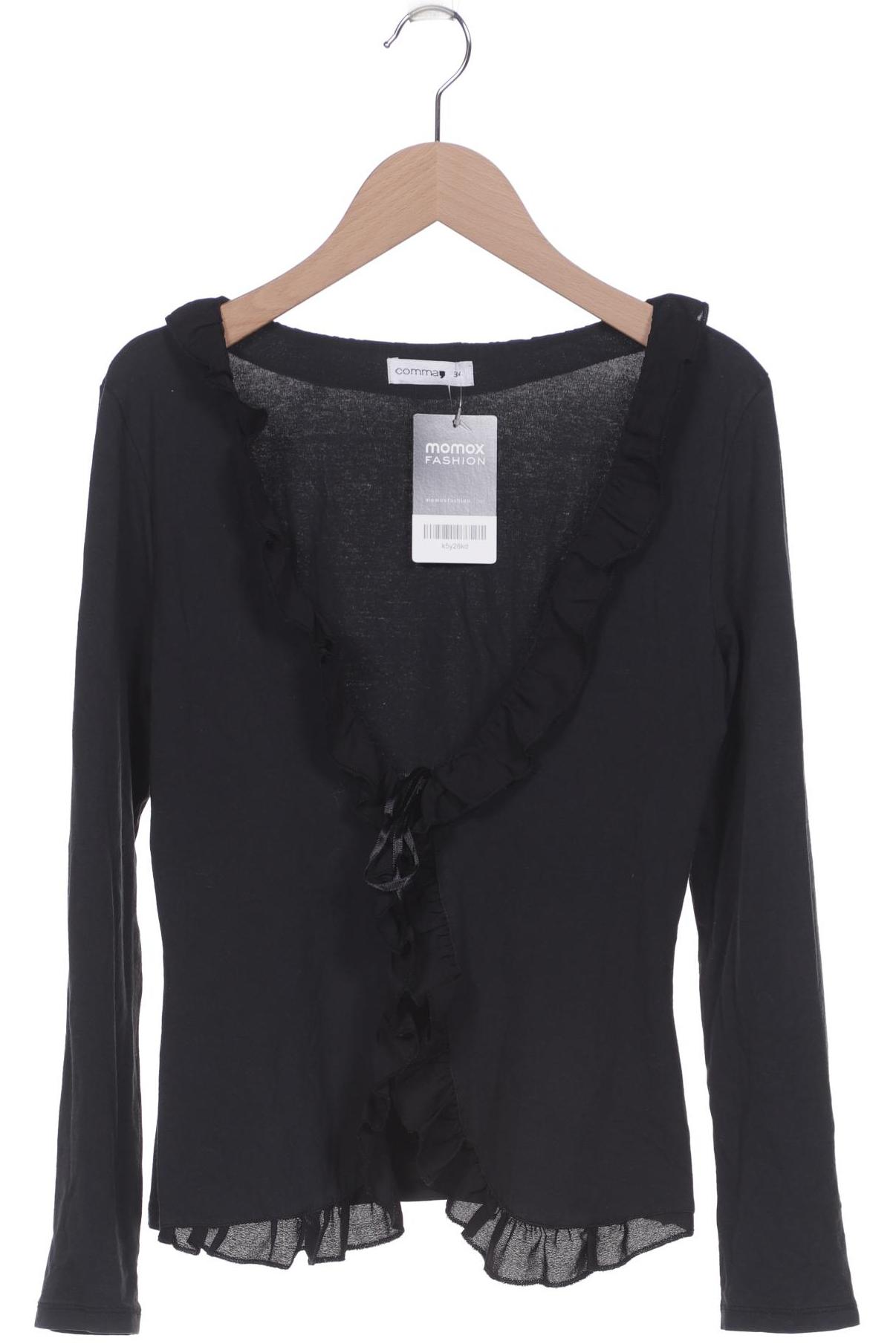 

Comma Damen Strickjacke, schwarz, Gr. 34