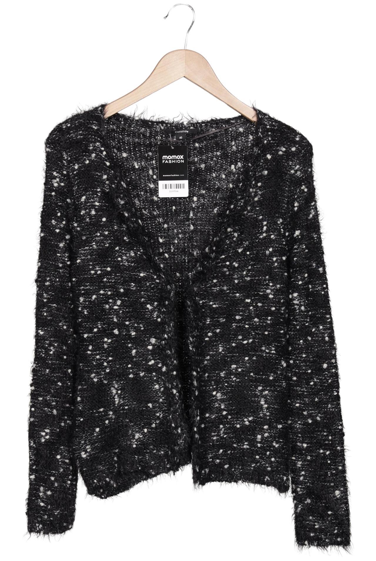 

Comma Damen Strickjacke, schwarz, Gr. 40