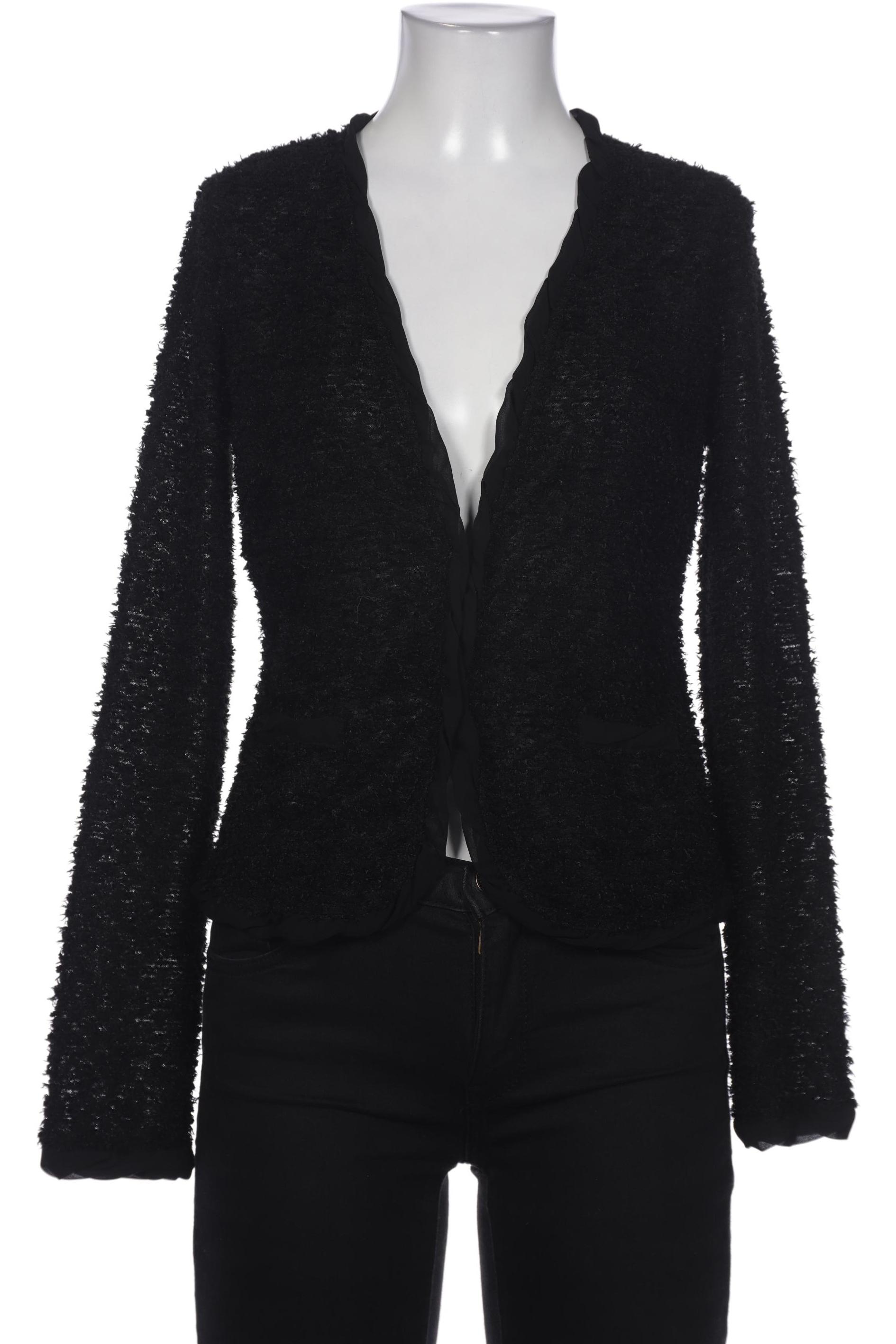 

Comma Damen Strickjacke, schwarz, Gr. 36