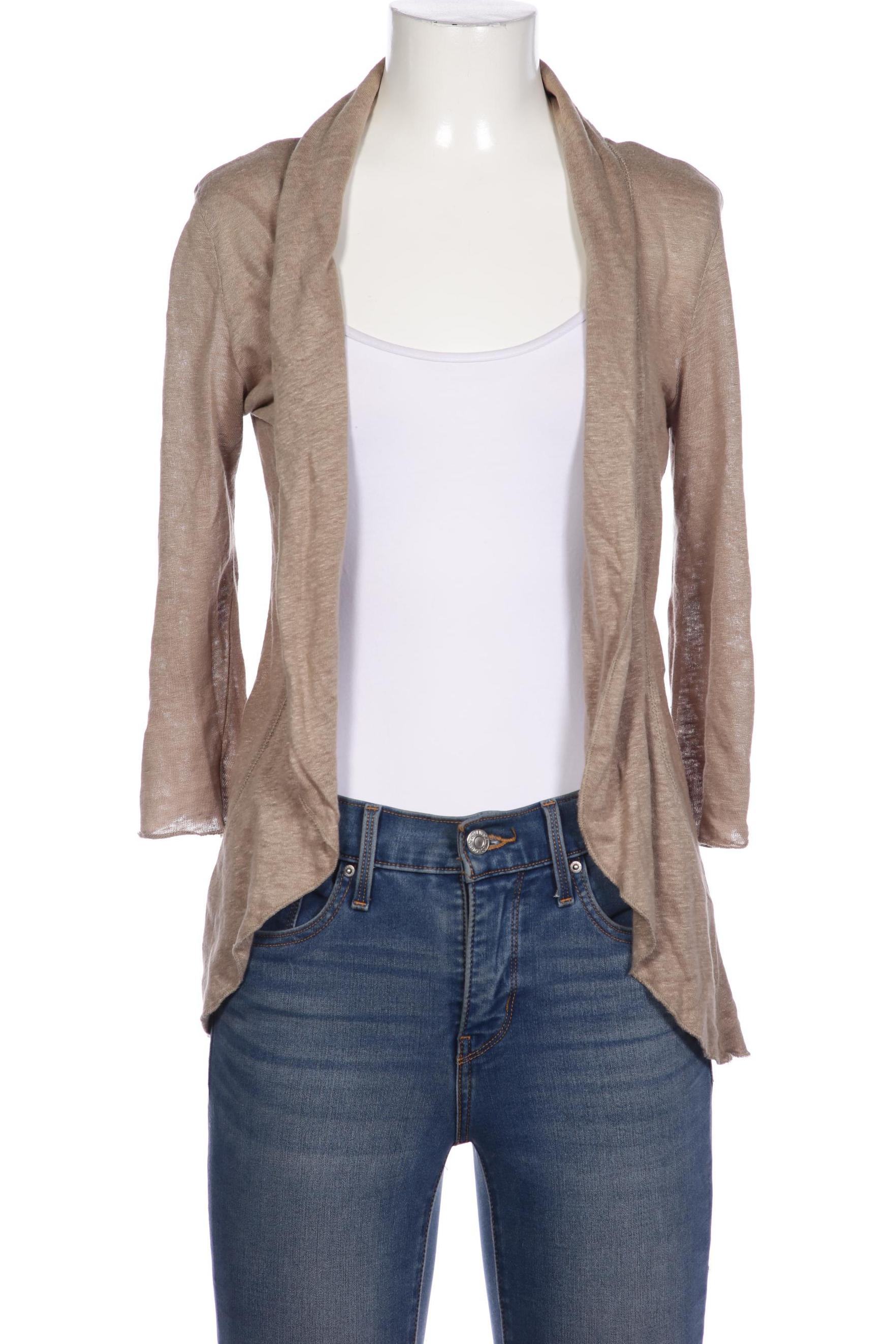 

Comma Damen Strickjacke, beige, Gr. 34