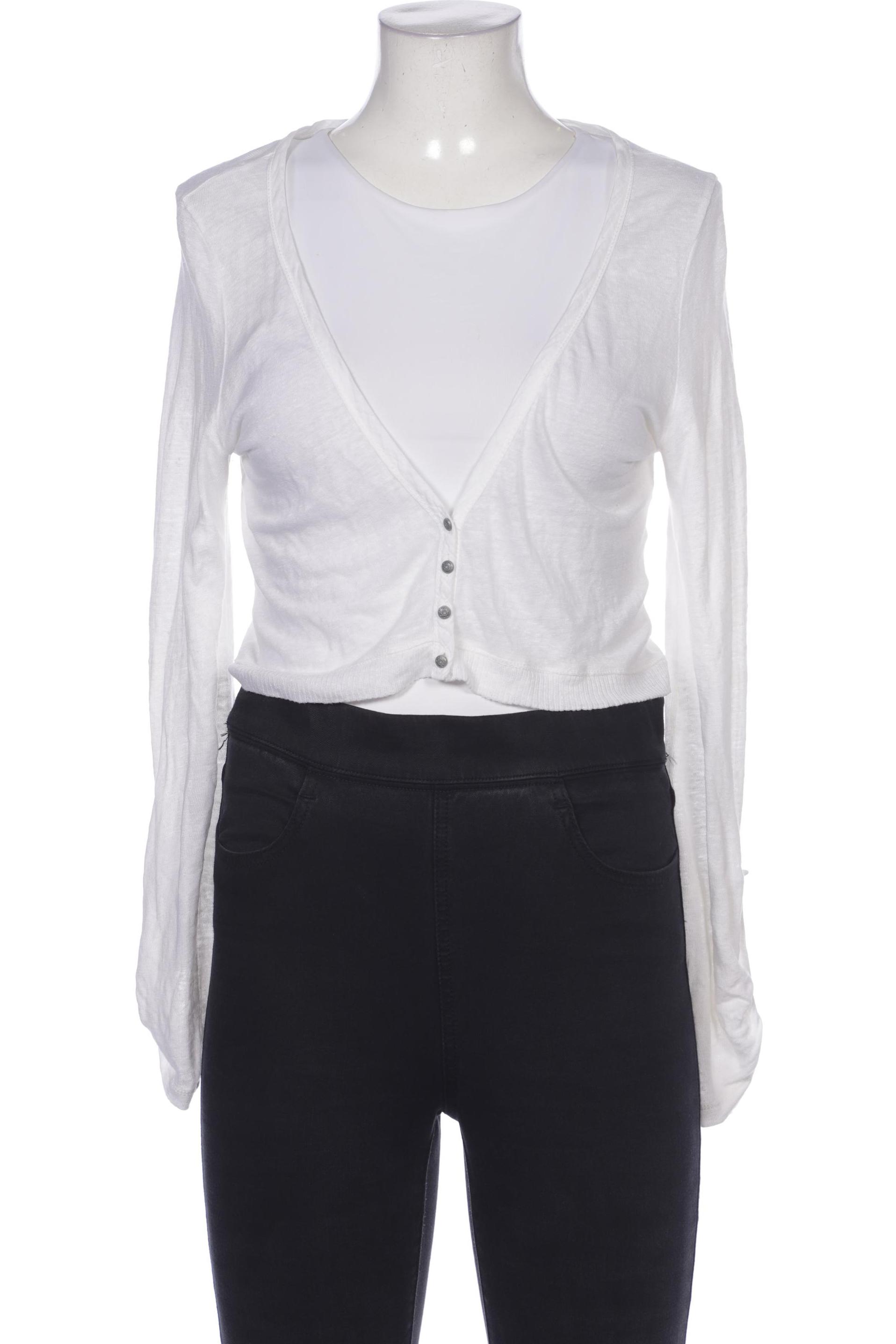 

Comma Damen Strickjacke, weiß, Gr. 38