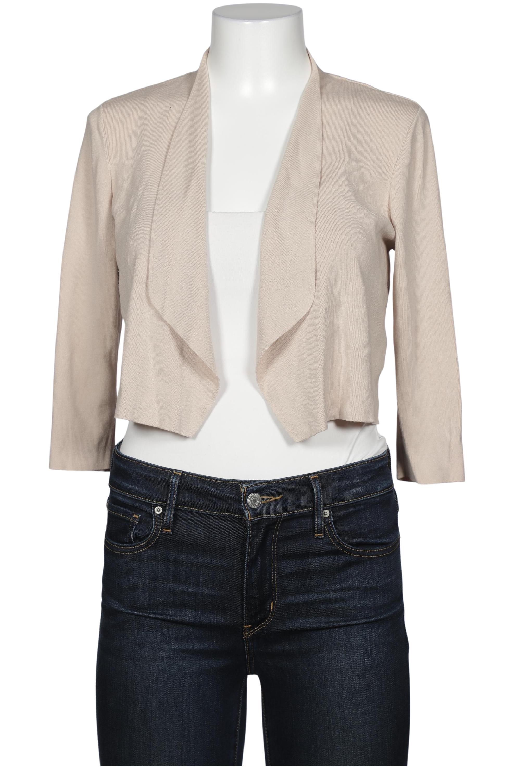 

Comma Damen Strickjacke, beige, Gr. 42