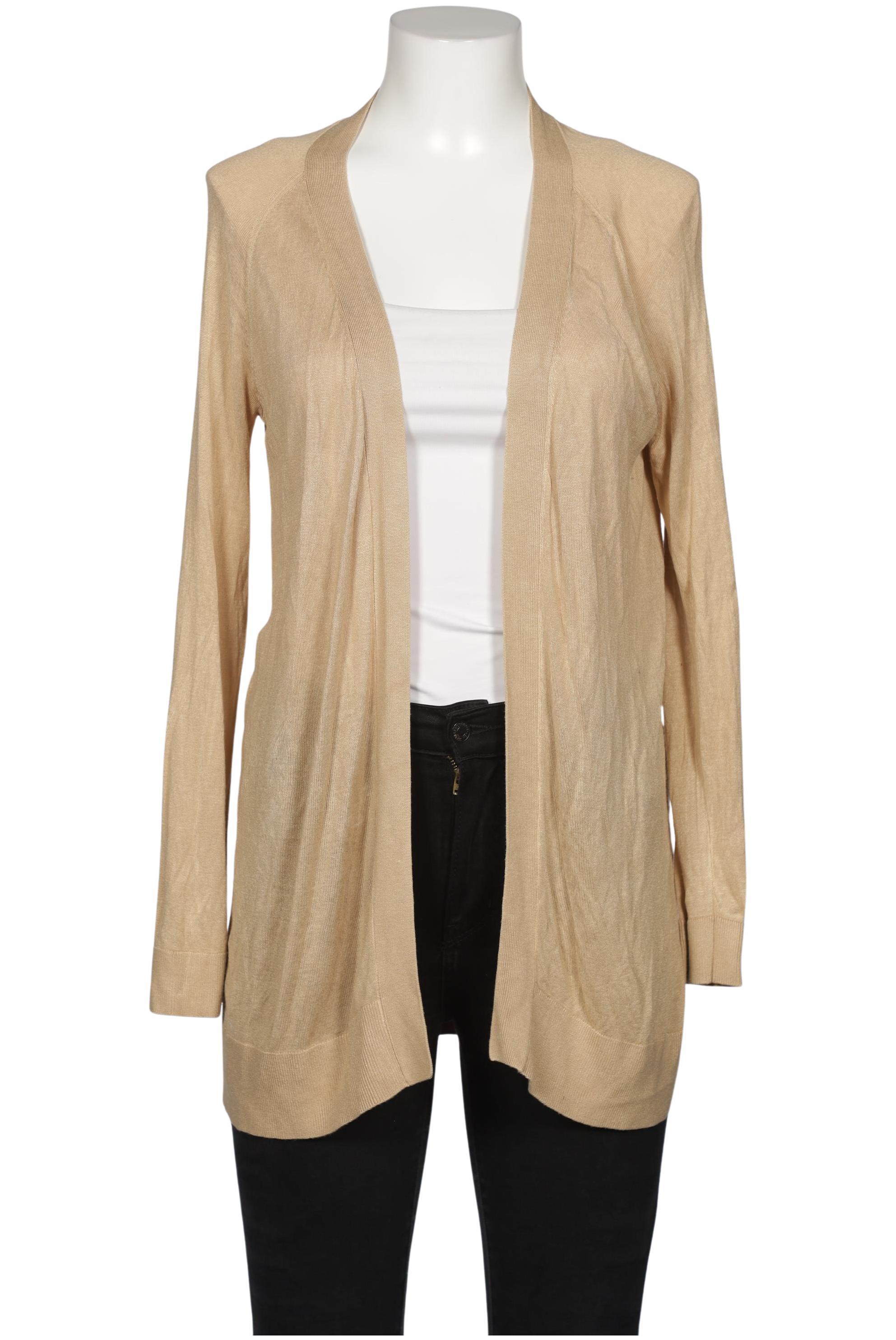 

Comma Damen Strickjacke, beige, Gr. 38