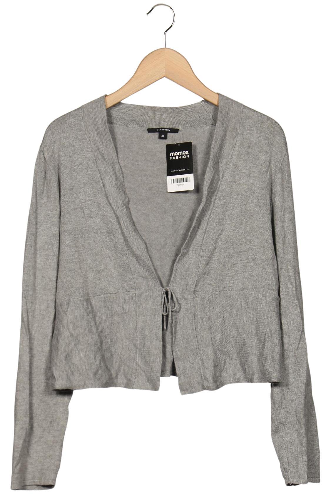 

Comma Damen Strickjacke, grau, Gr. 44