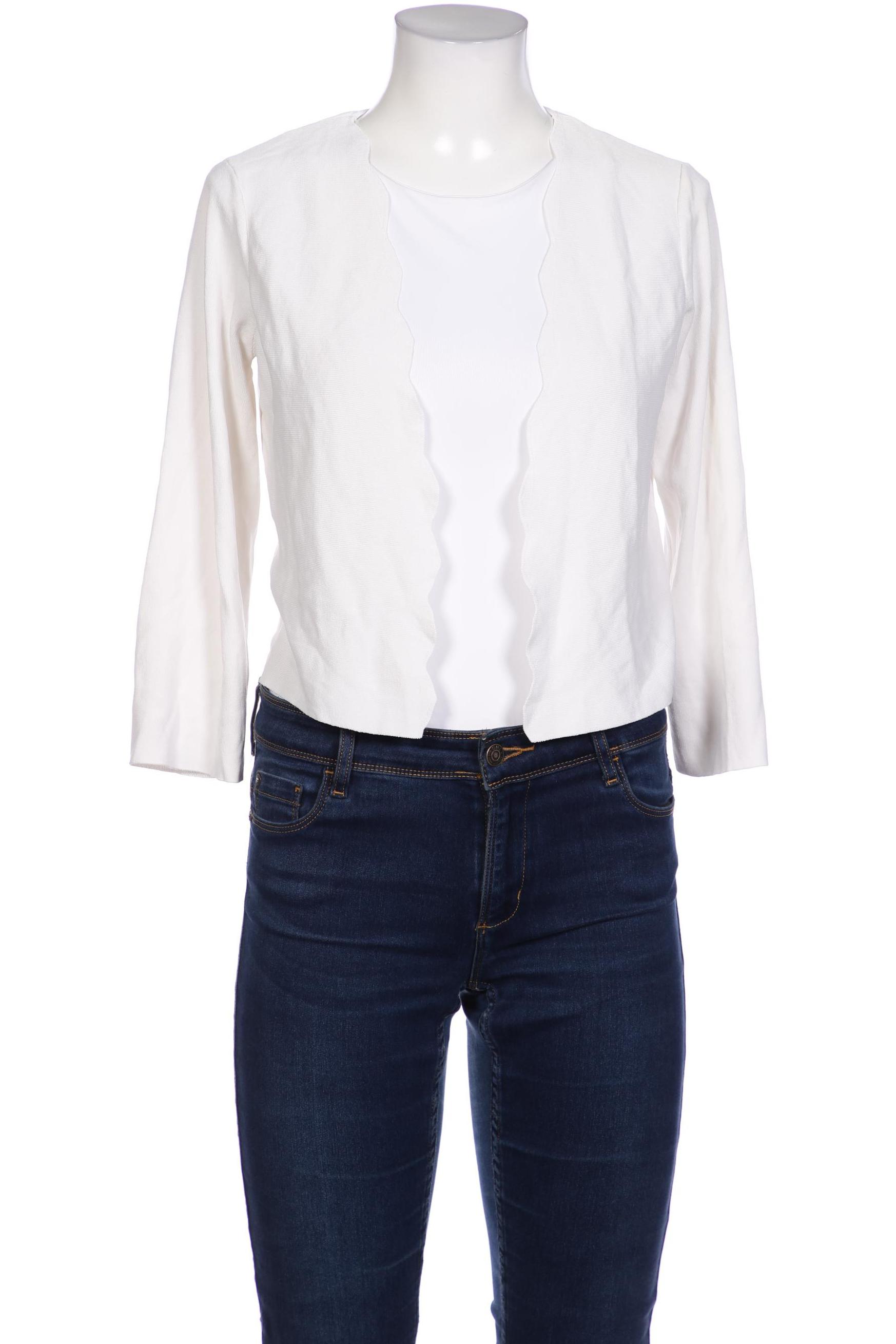 

Comma Damen Strickjacke, weiß, Gr. 38