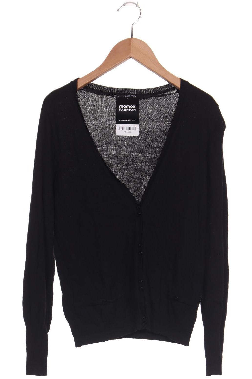 

Comma Damen Strickjacke, schwarz, Gr. 40