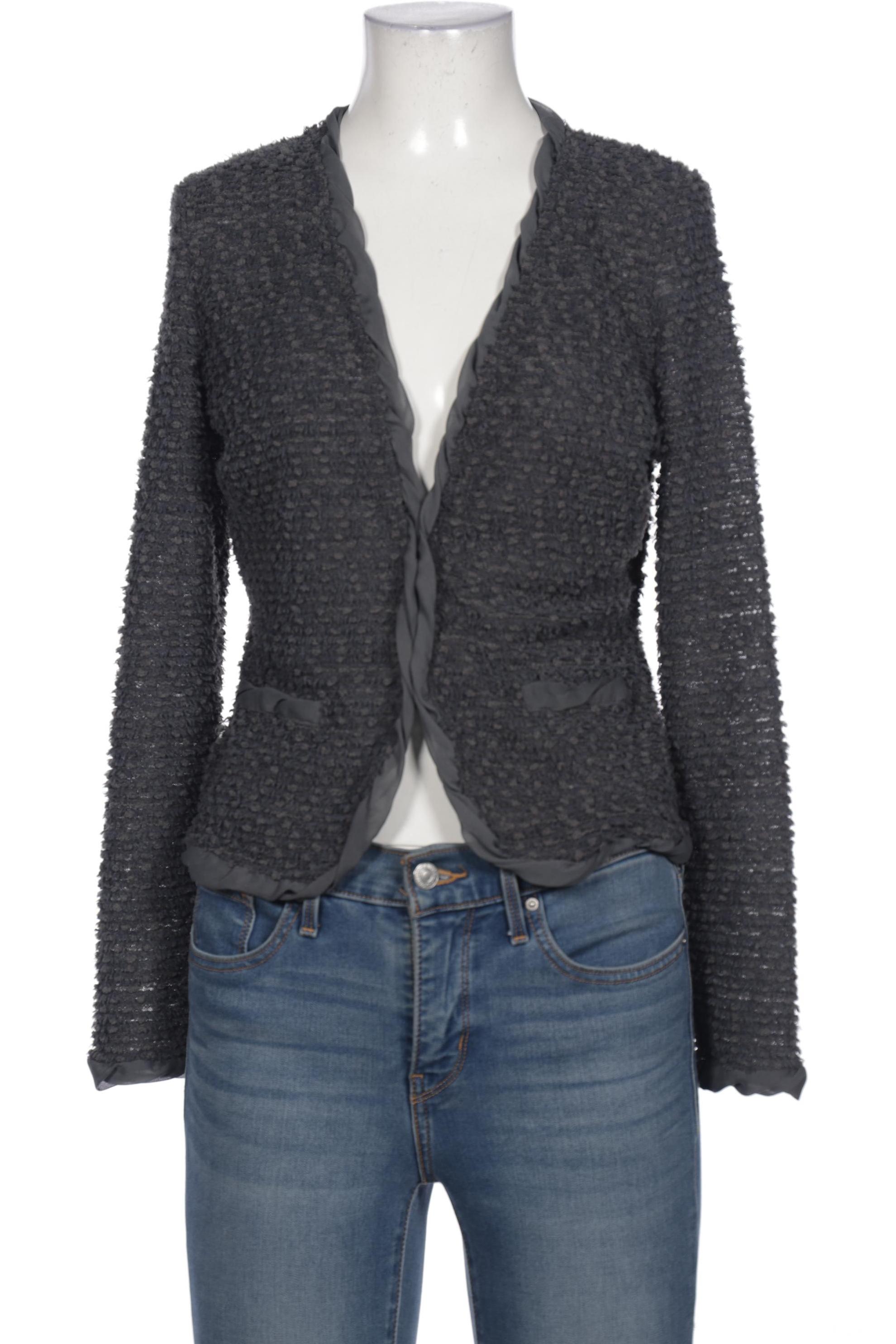

Comma Damen Strickjacke, grau, Gr. 36