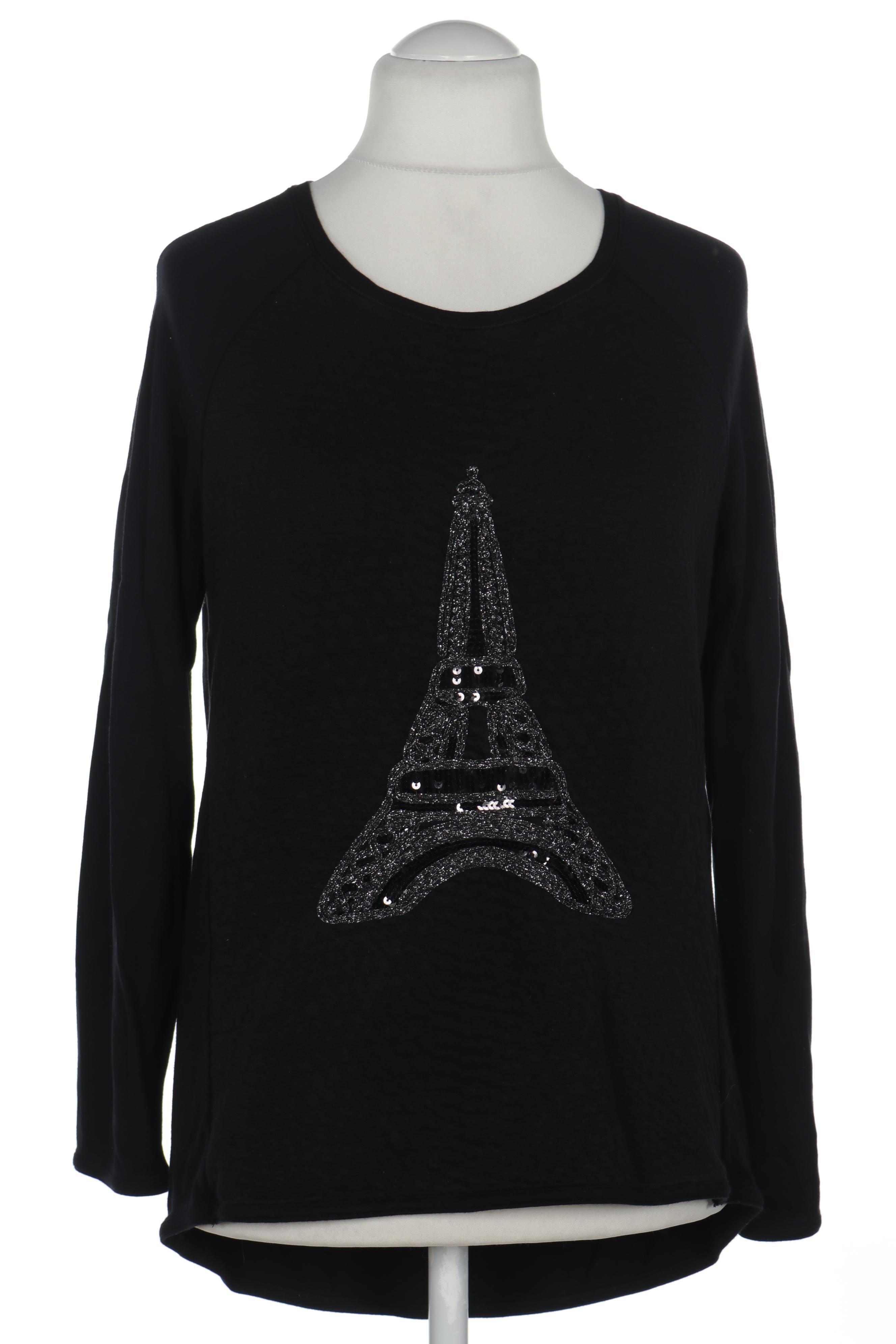 

Comma Damen Sweatshirt, schwarz, Gr. 40