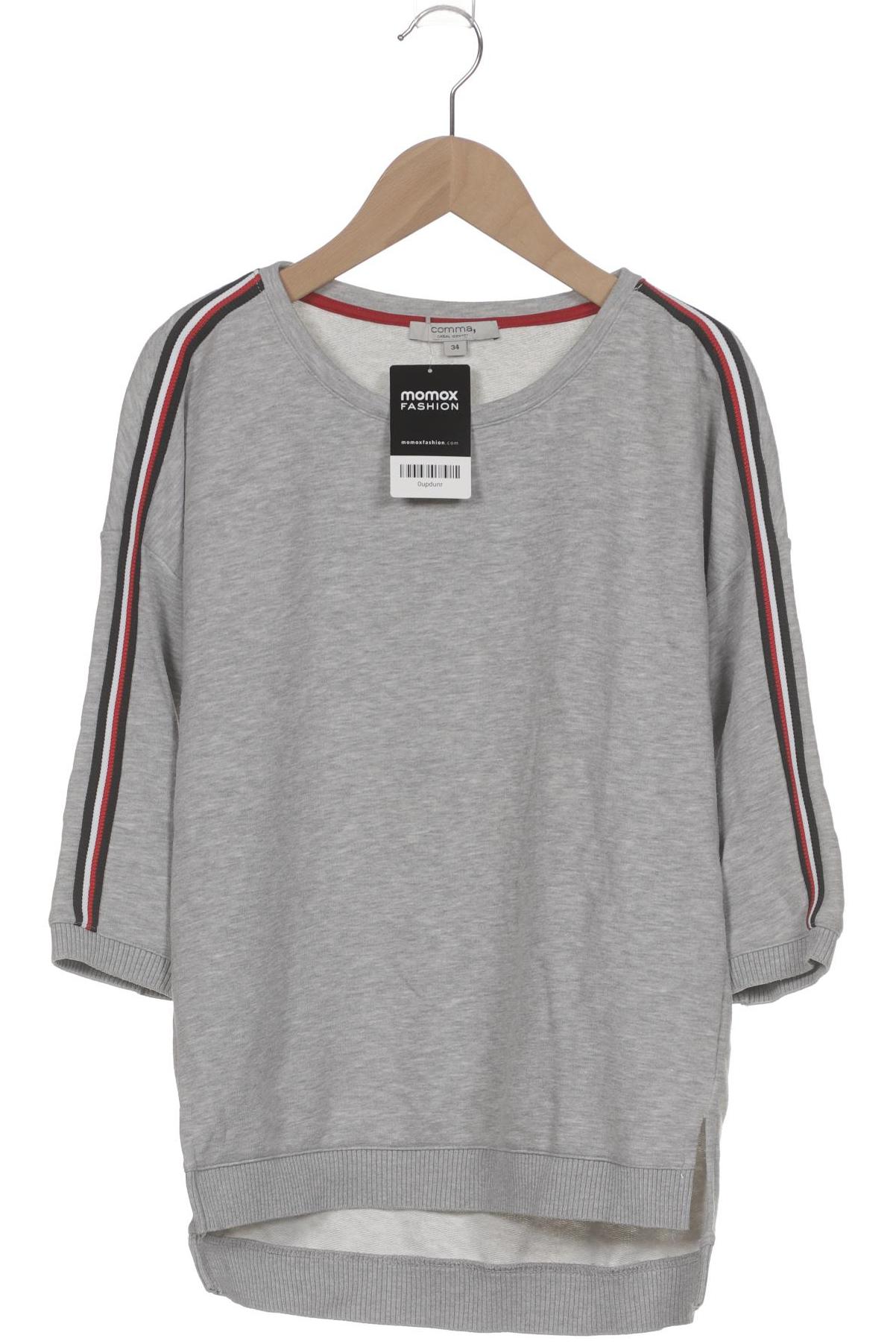 

Comma Damen Sweatshirt, grau, Gr. 34