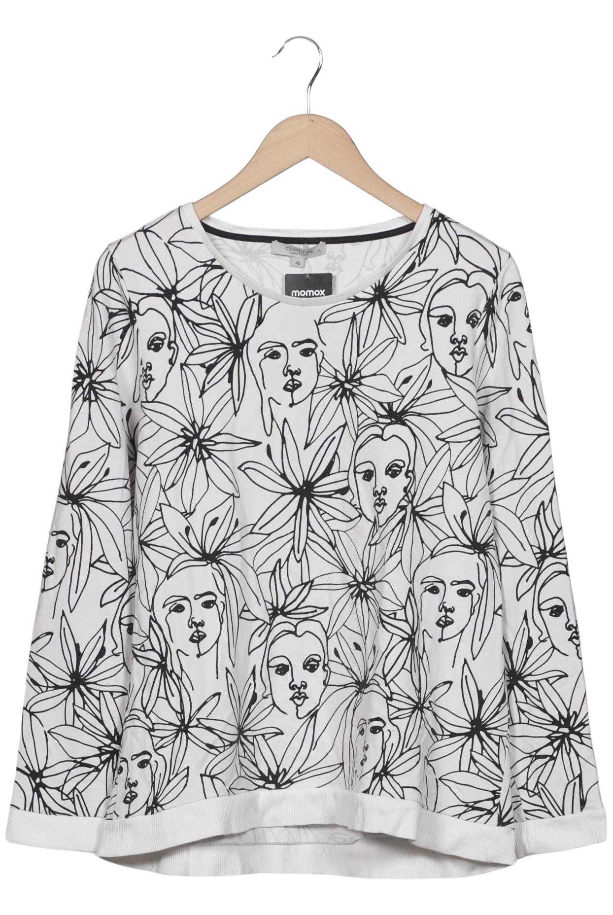 

Comma Damen Sweatshirt, weiß, Gr. 42