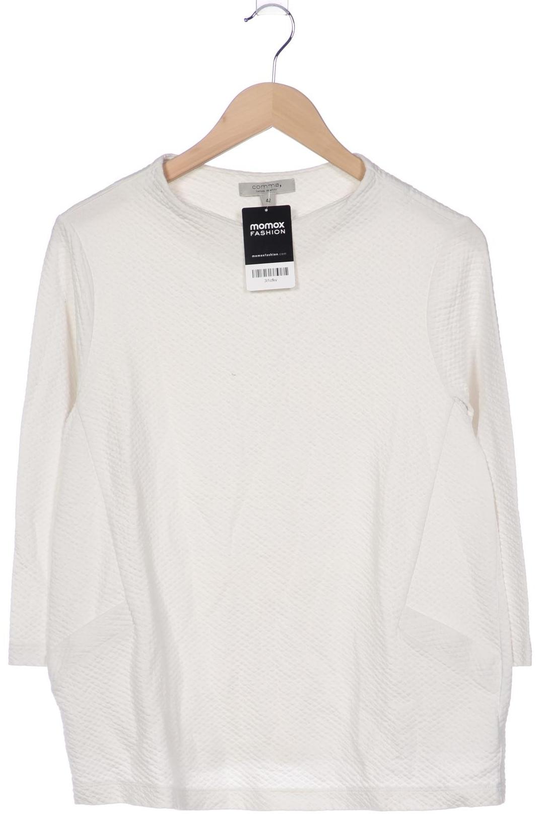 

Comma Damen Sweatshirt, weiß, Gr. 42