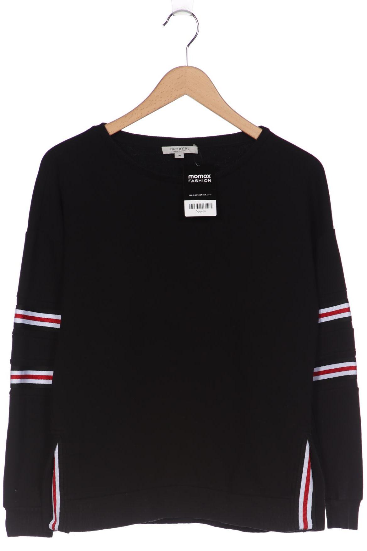 

Comma Damen Sweatshirt, schwarz