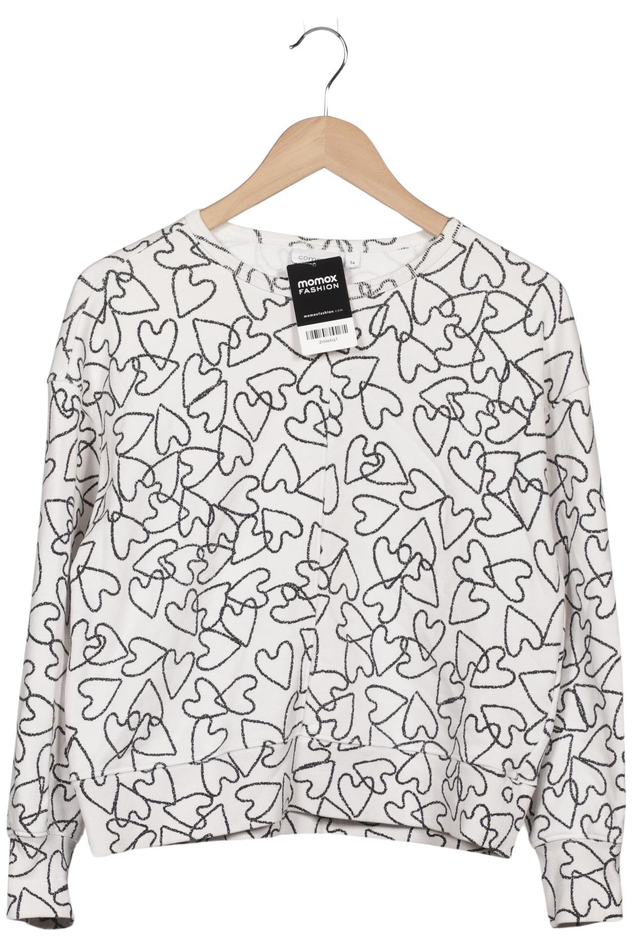 

Comma Damen Sweatshirt, weiß, Gr. 34