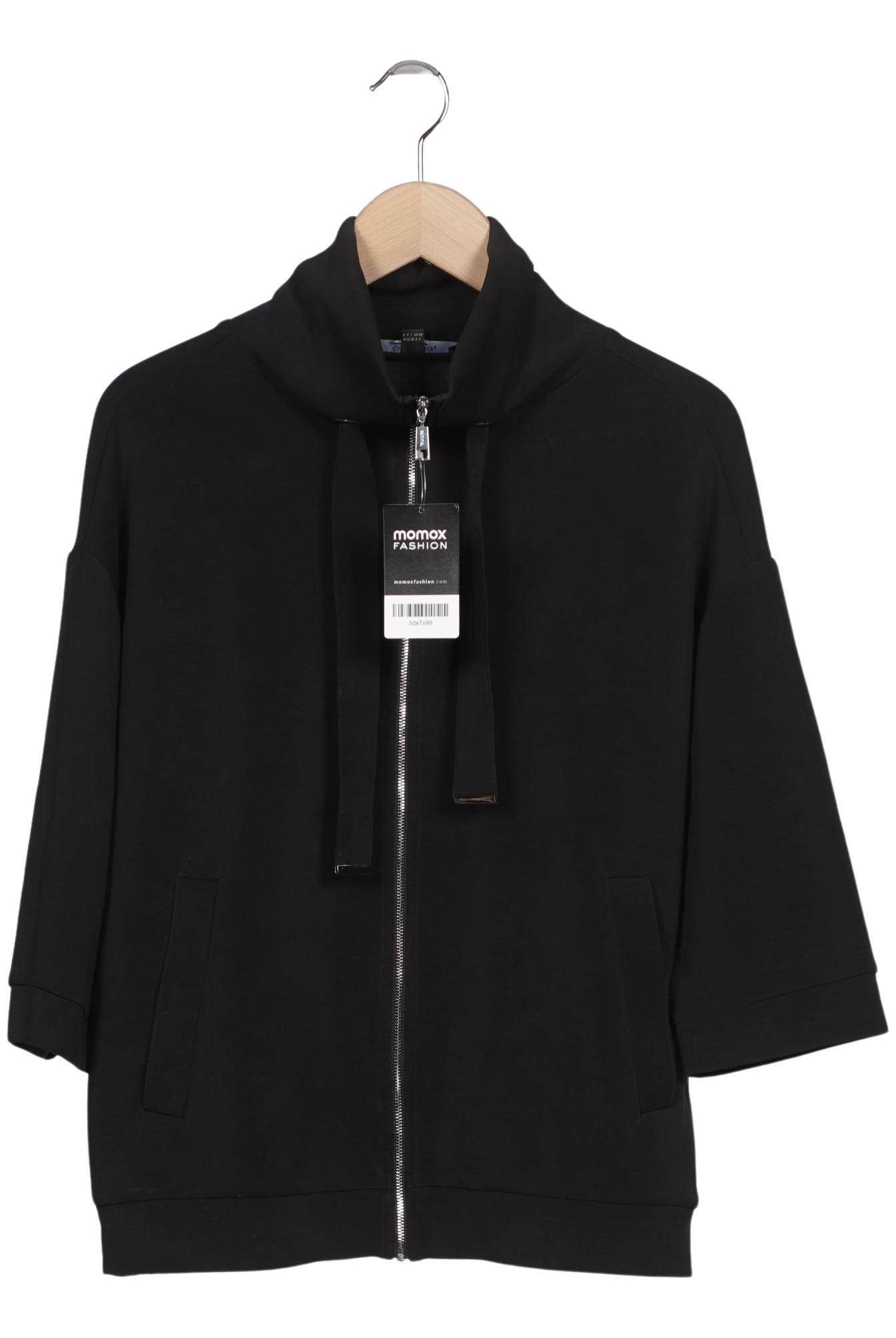 

Comma Damen Sweatshirt, schwarz, Gr. 34