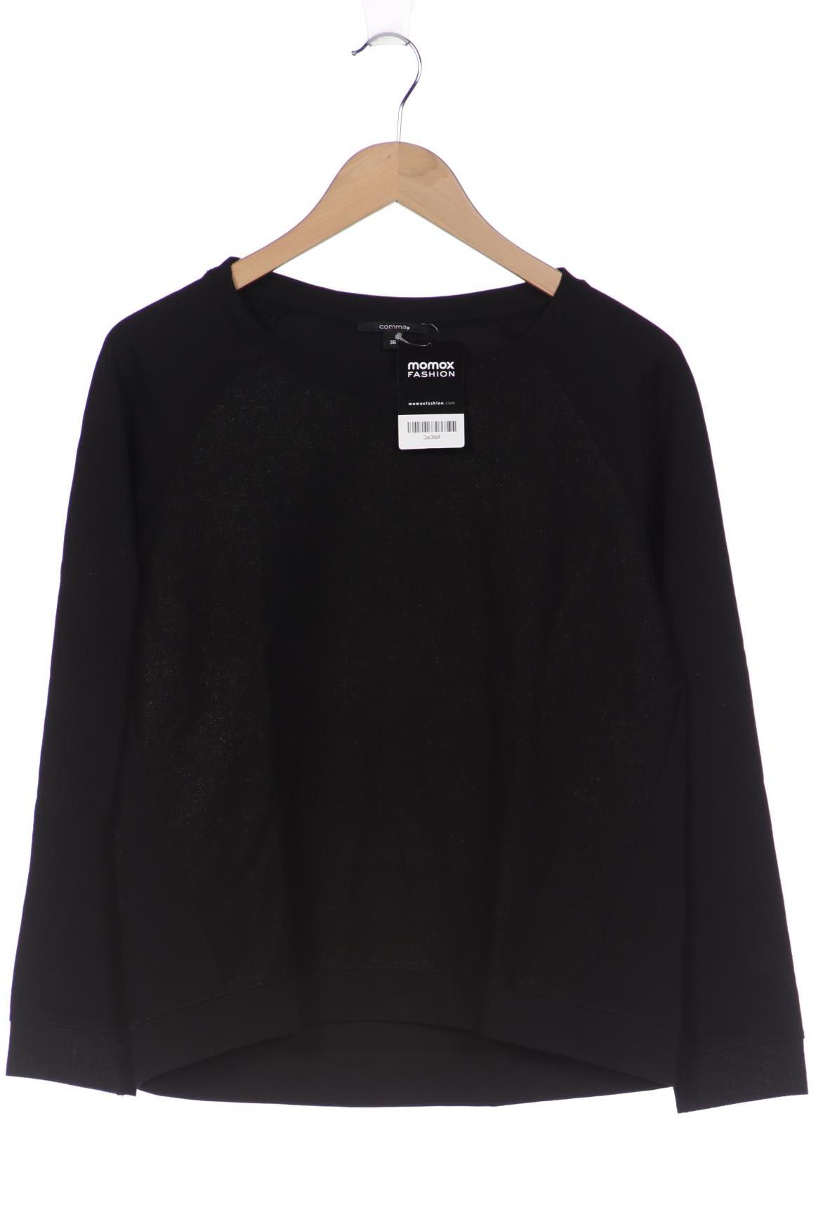 

Comma Damen Sweatshirt, schwarz