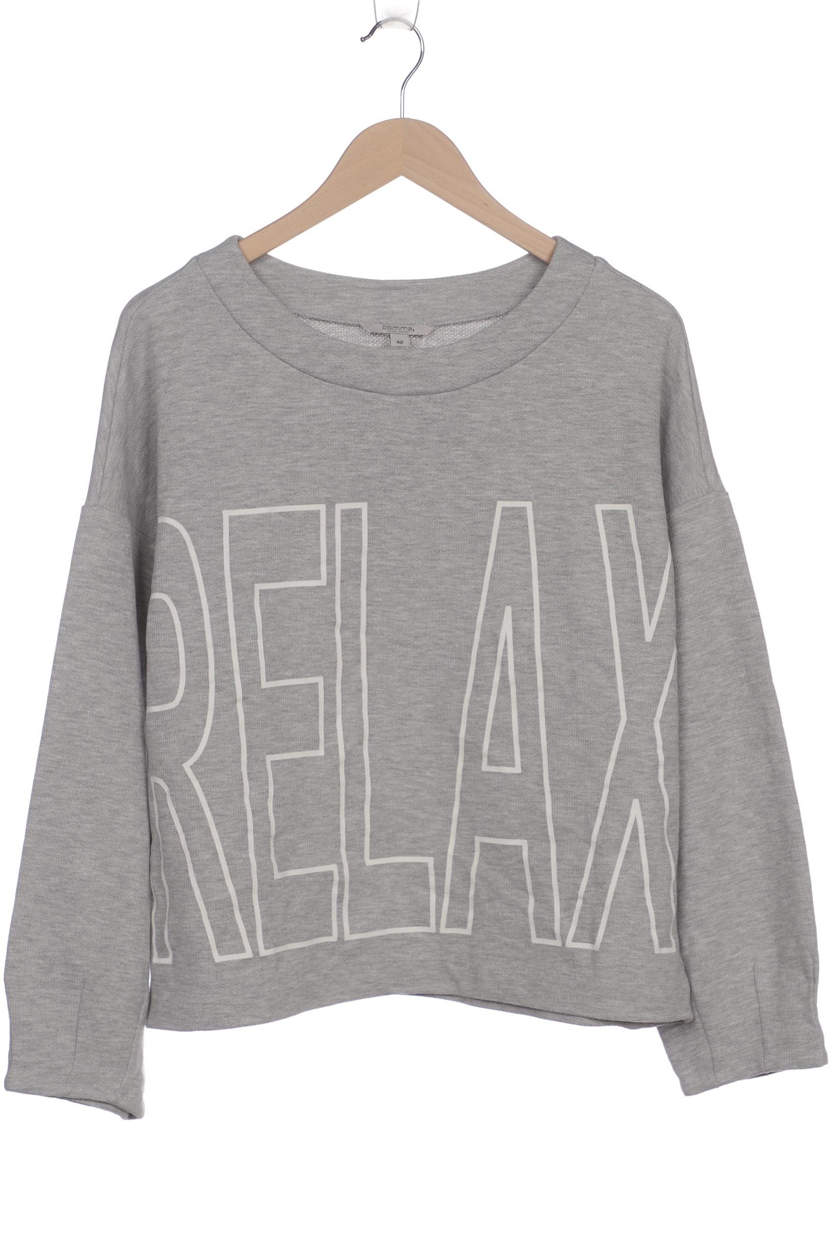

Comma Damen Sweatshirt, grau, Gr. 42