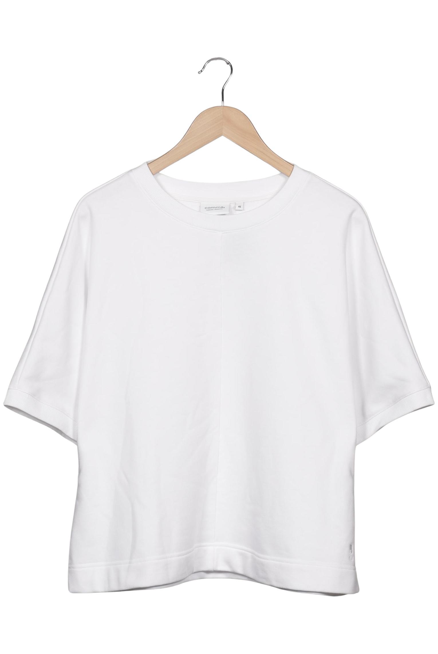 

Comma Damen Sweatshirt, weiß, Gr. 46
