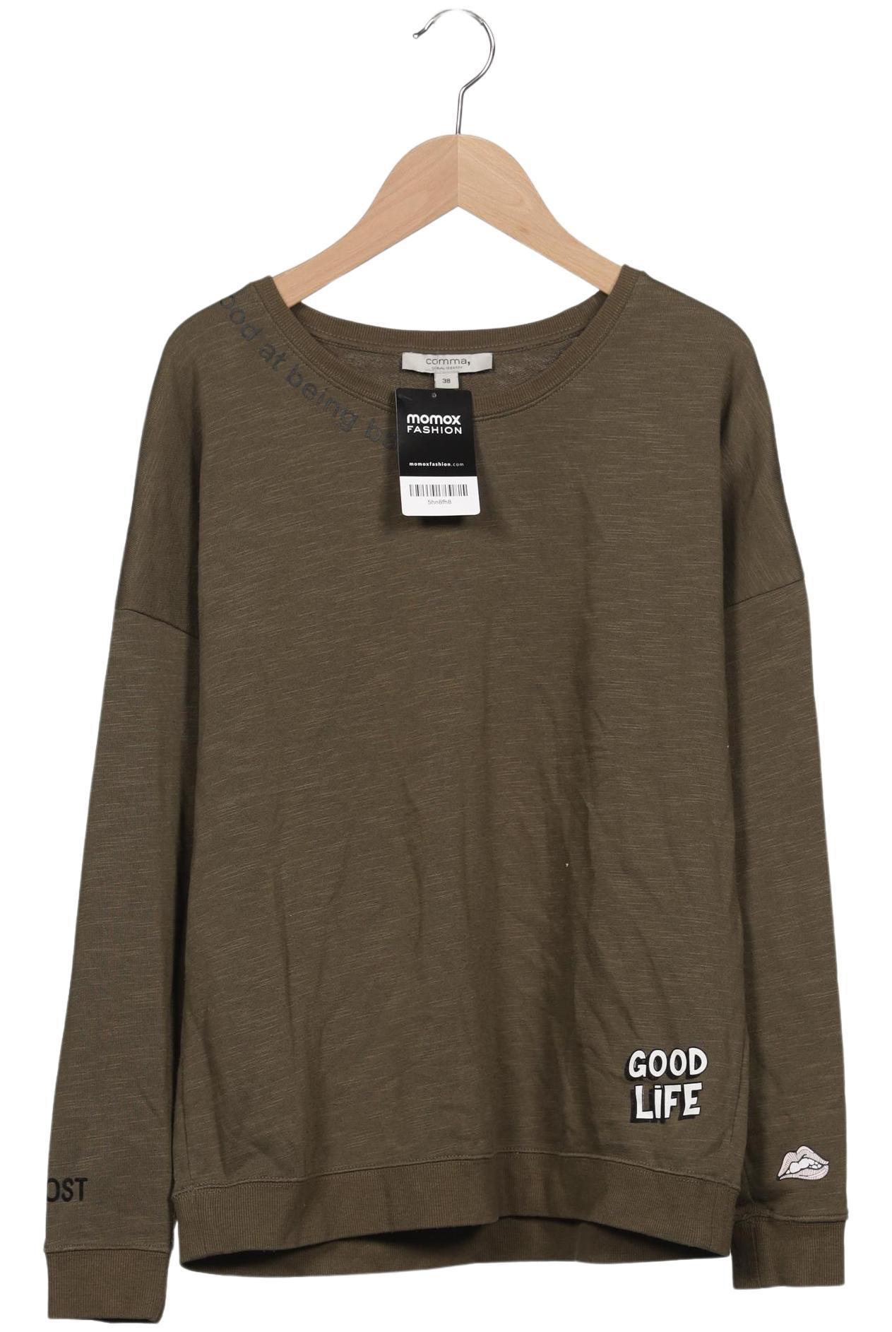 

Comma Damen Sweatshirt, grün, Gr. 38