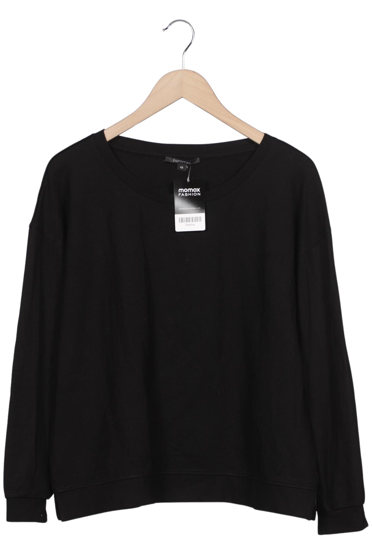 

Comma Damen Sweatshirt, schwarz, Gr. 42