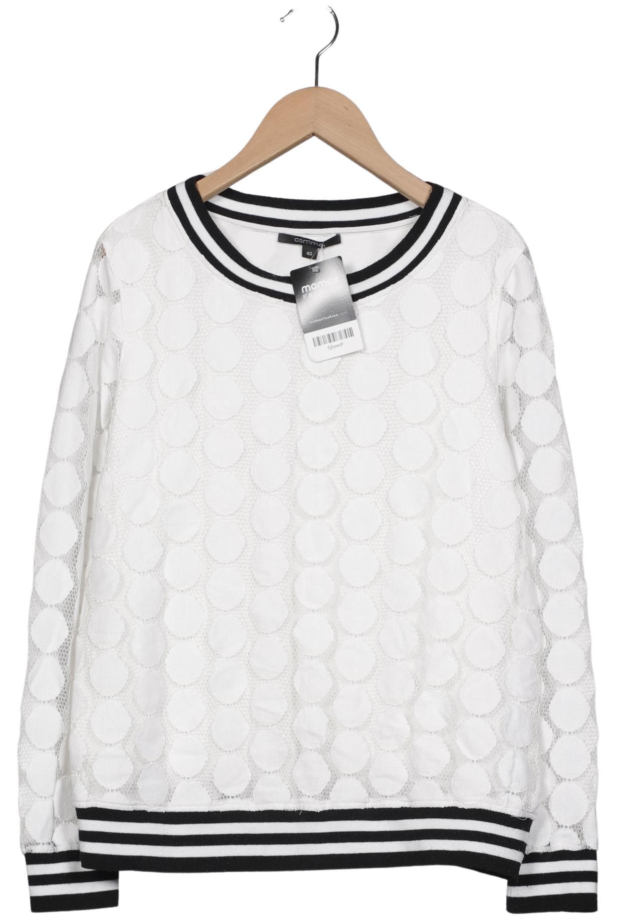 

Comma Damen Sweatshirt, weiß, Gr. 40