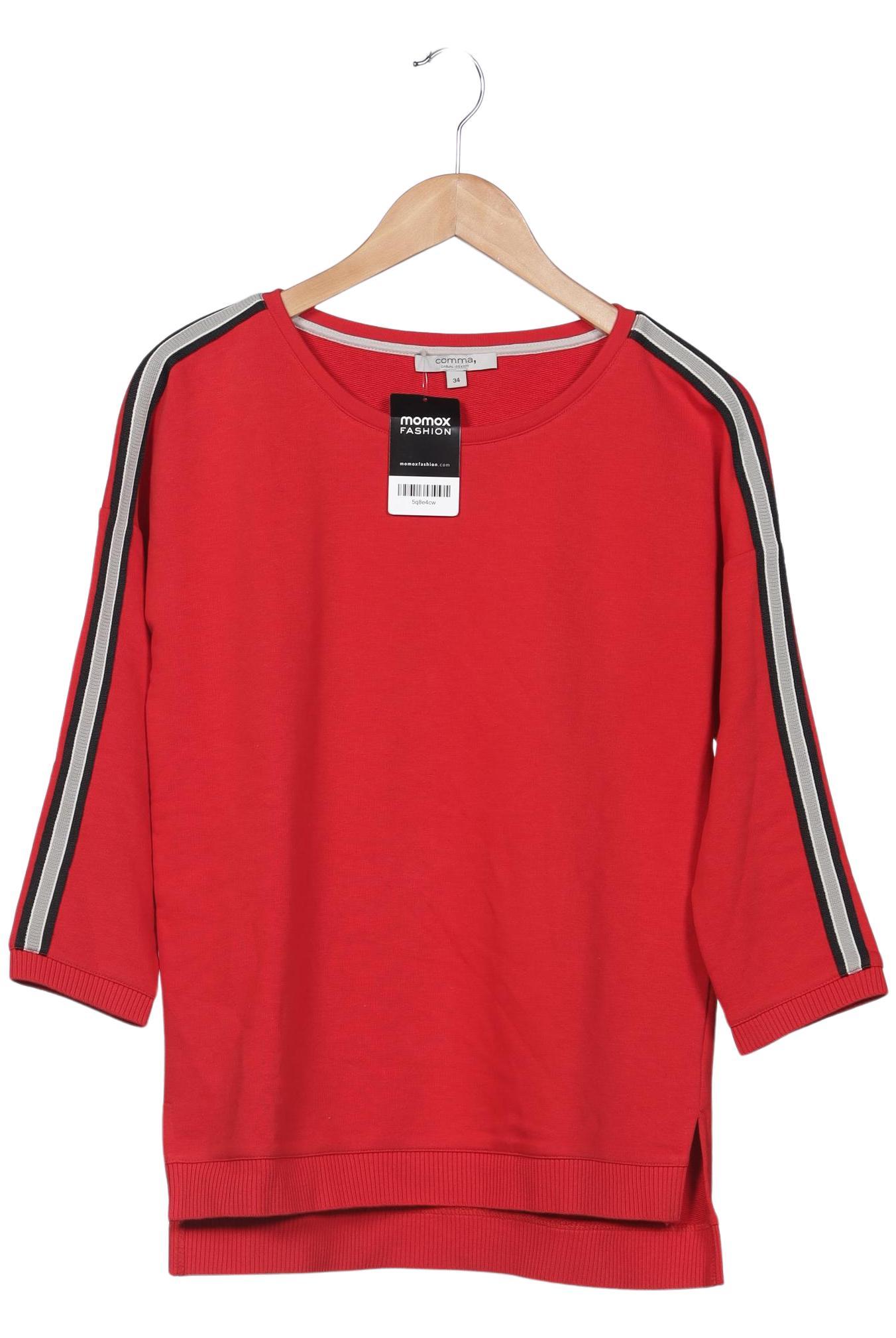 

Comma Damen Sweatshirt, rot, Gr. 34