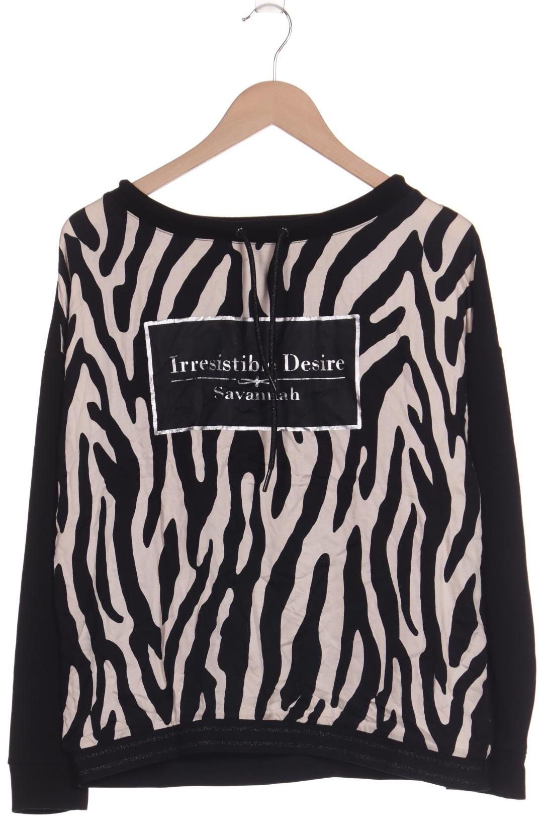 

Comma Damen Sweatshirt, schwarz, Gr. 38