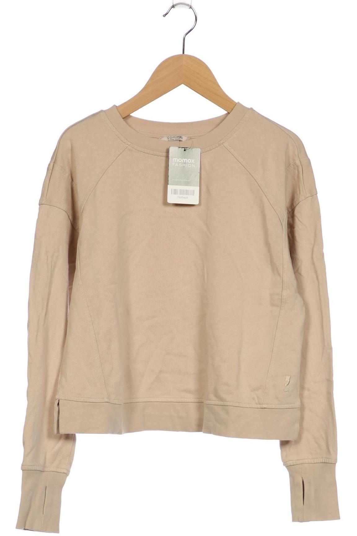 

Comma Damen Sweatshirt, beige, Gr. 34