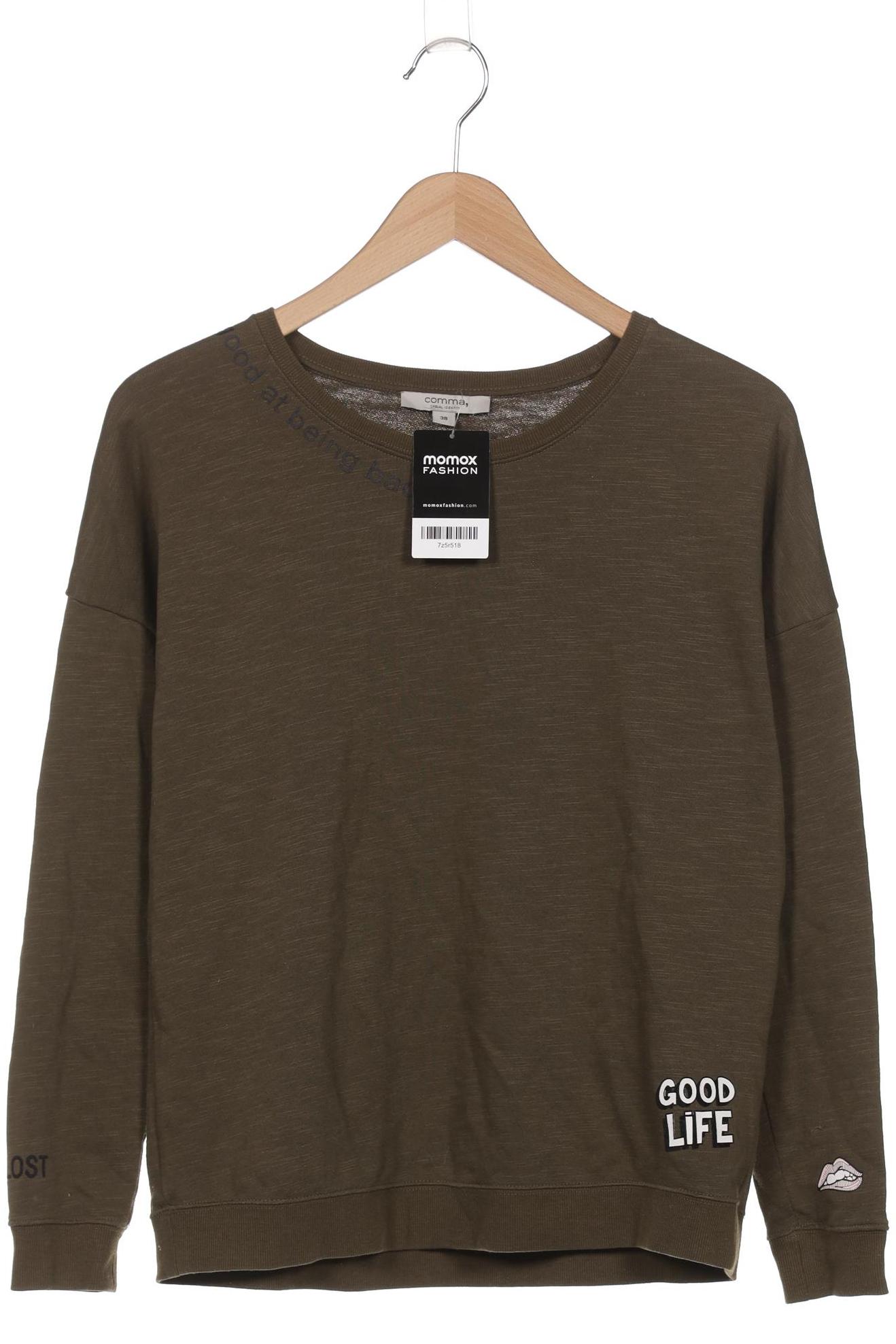 

Comma Damen Sweatshirt, grün, Gr. 38