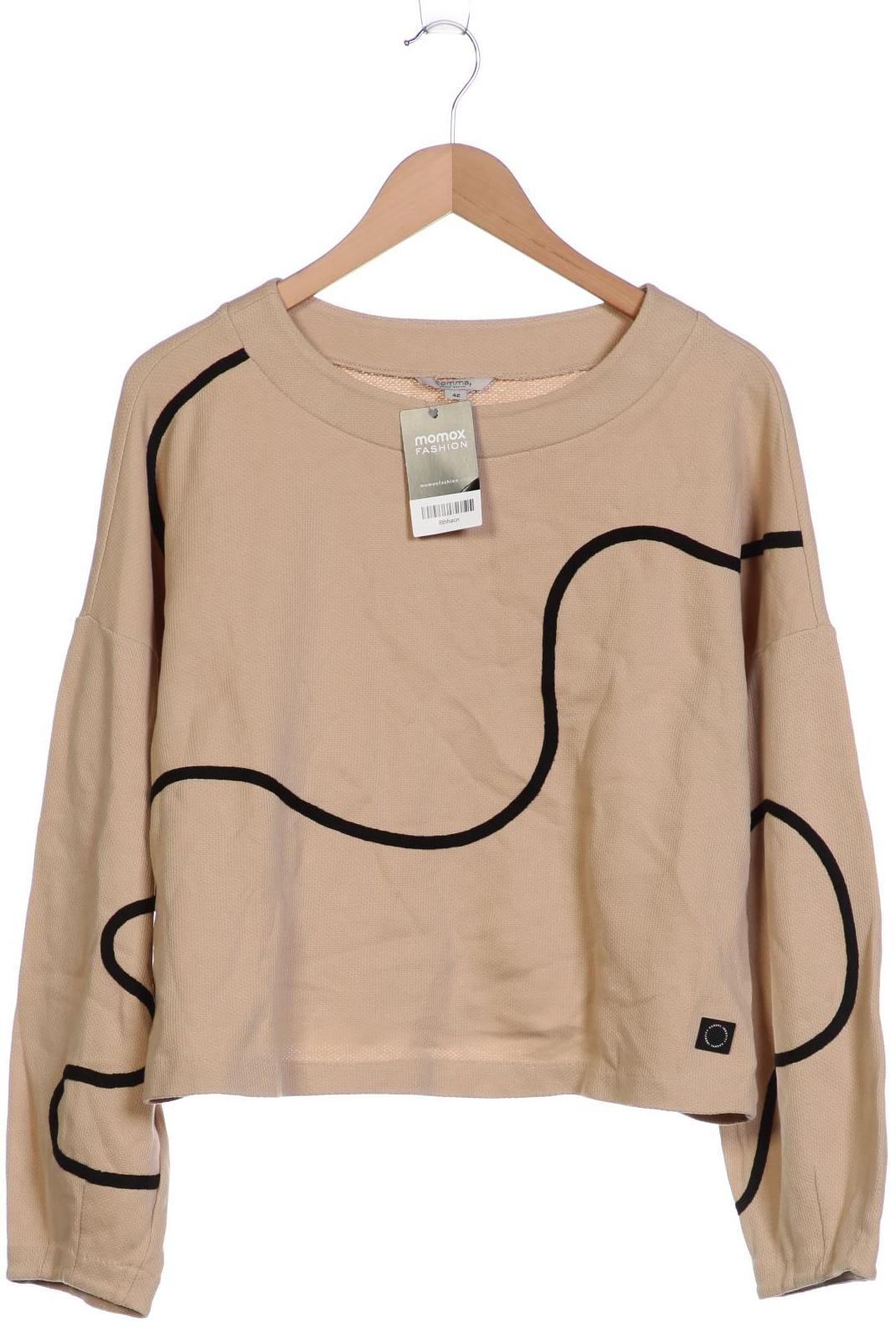 

Comma Damen Sweatshirt, beige, Gr. 42