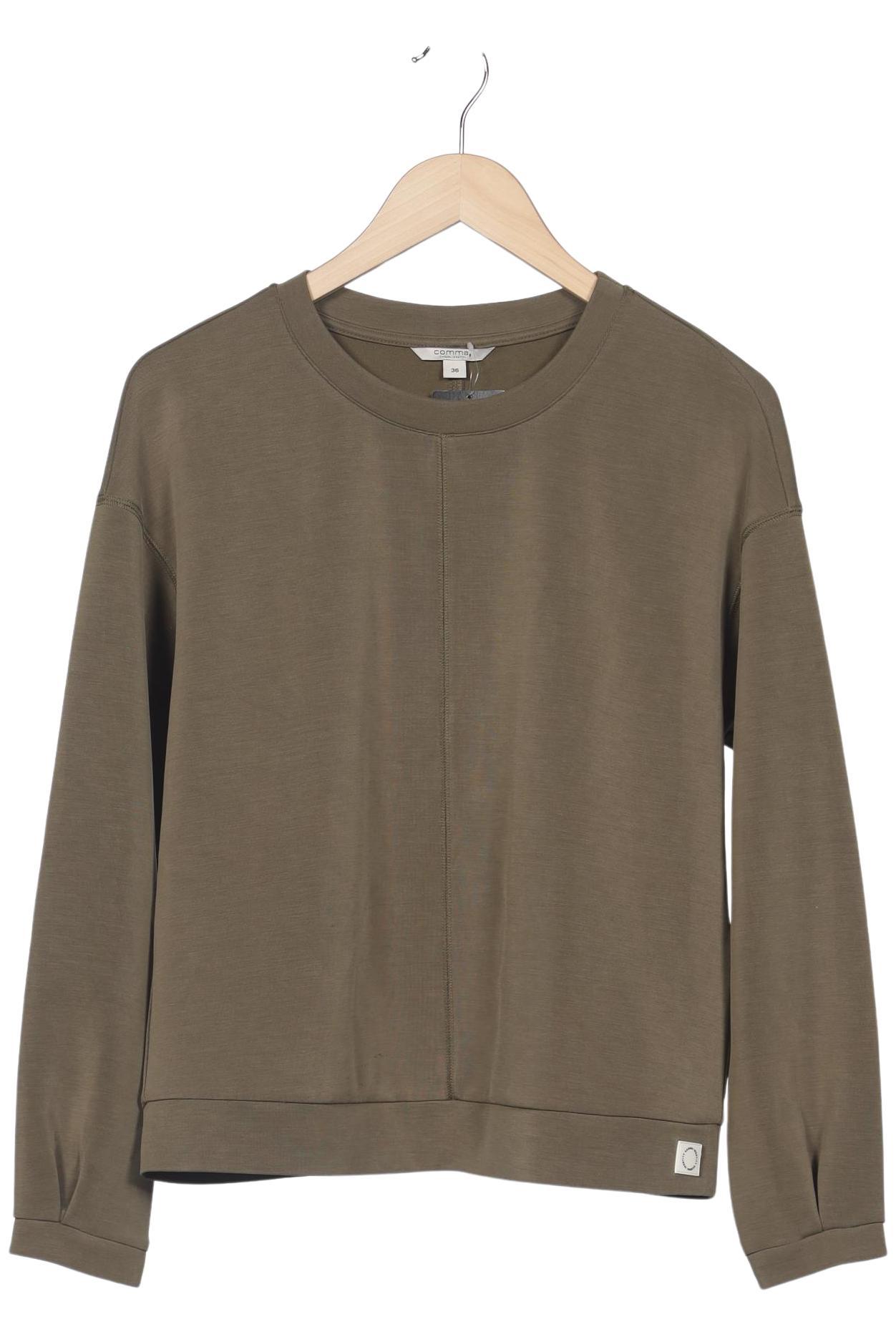 

Comma Damen Sweatshirt, grün, Gr. 36
