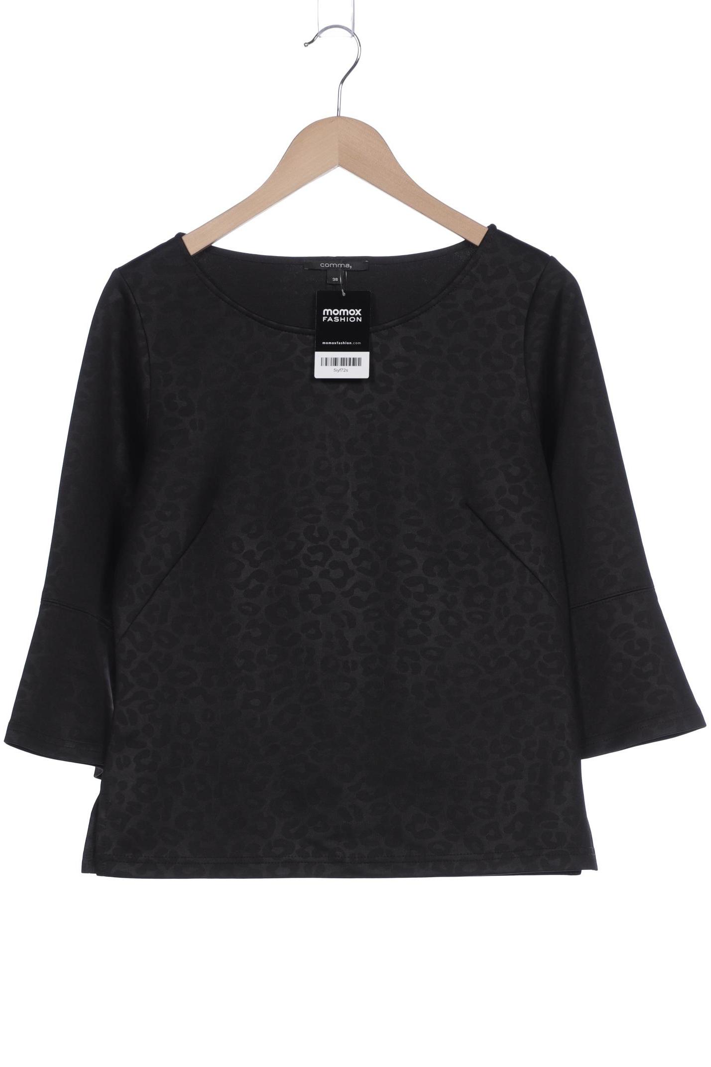 

Comma Damen Sweatshirt, schwarz, Gr. 38