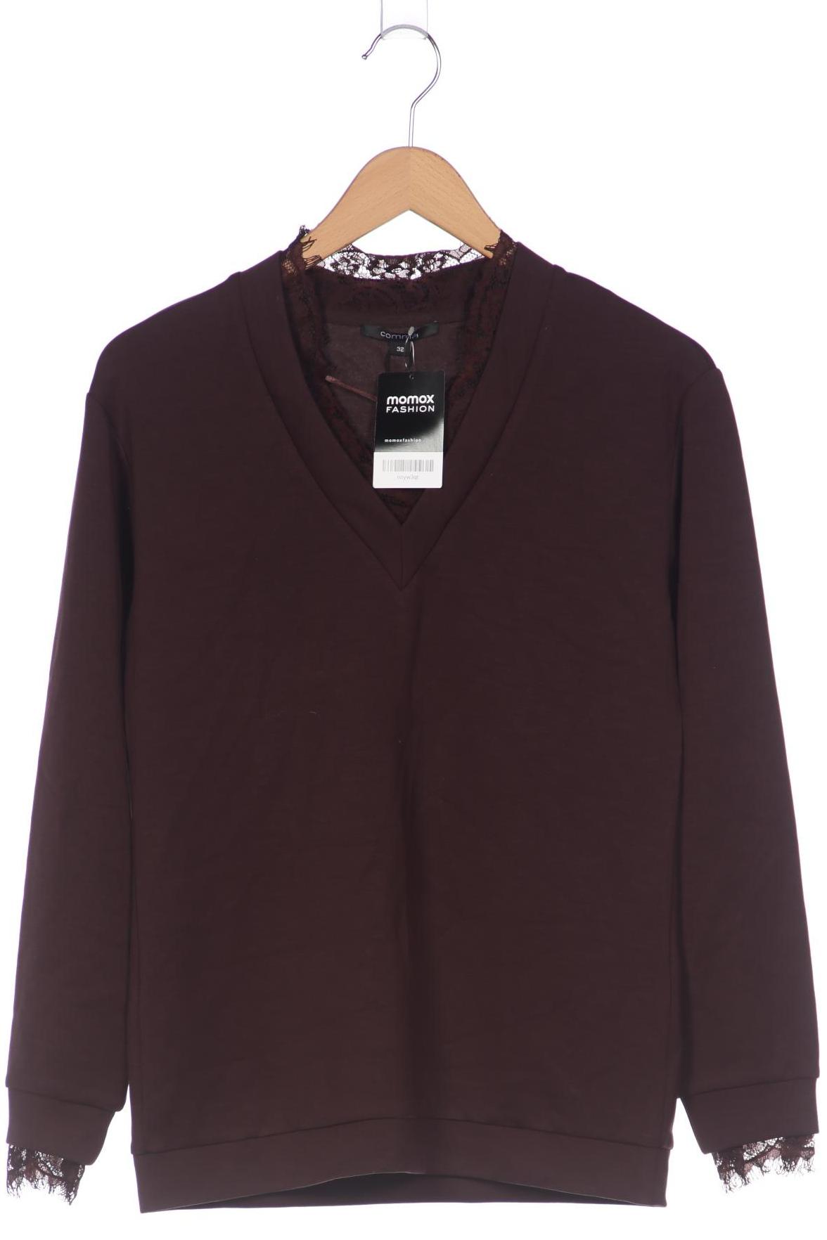 

Comma Damen Sweatshirt, bordeaux, Gr. 32
