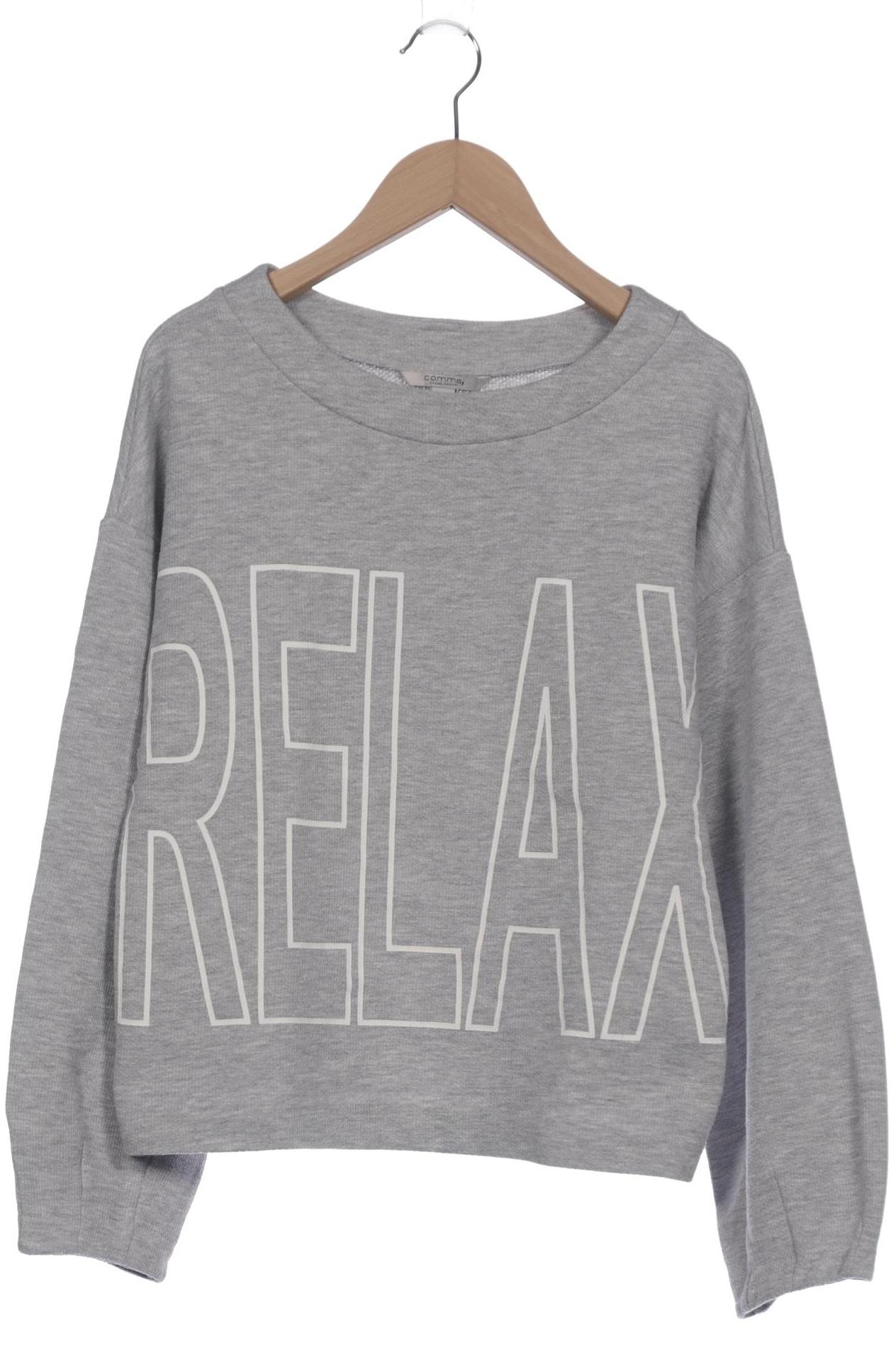 

Comma Damen Sweatshirt, grau, Gr. 32