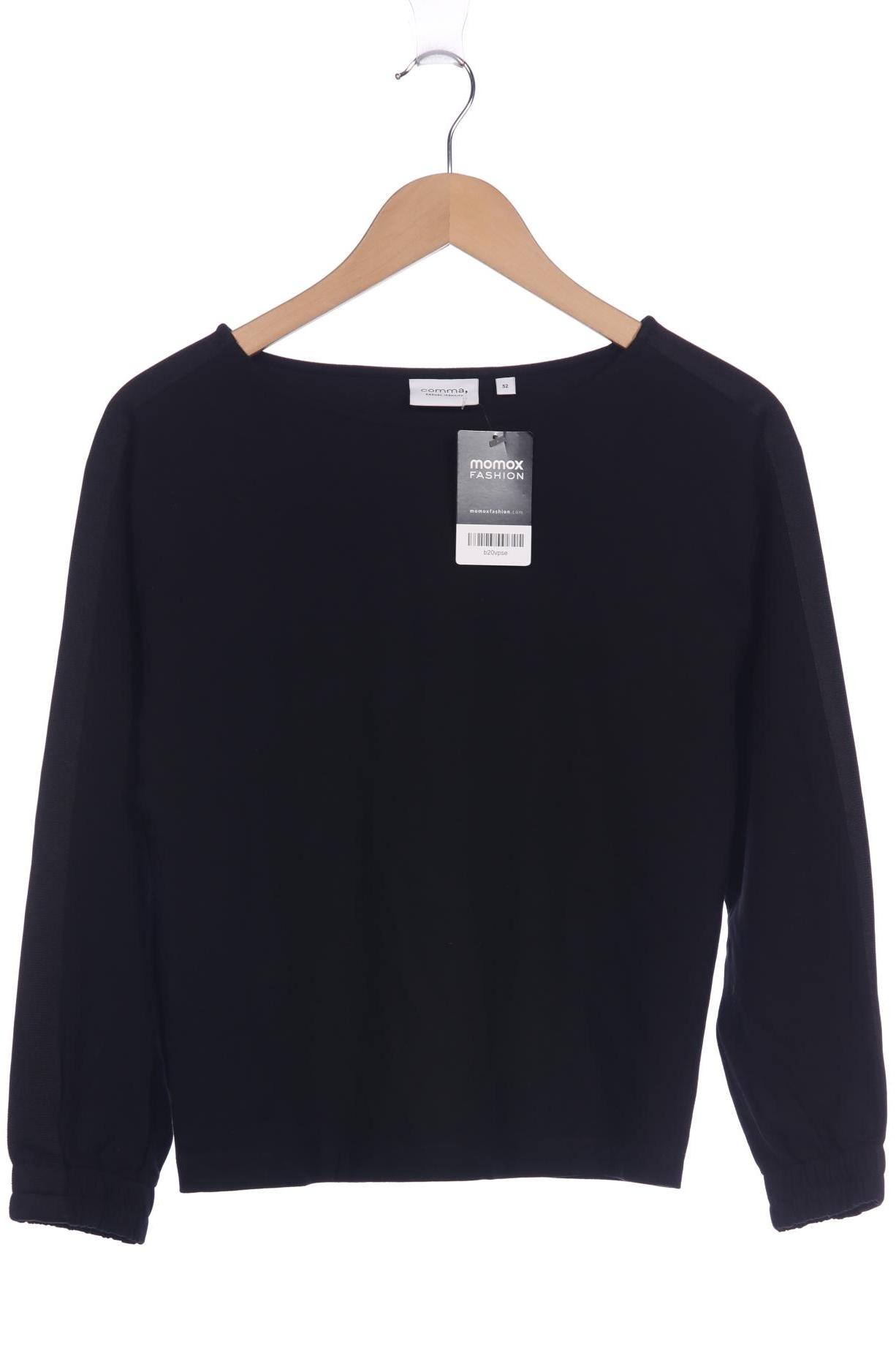 

Comma Damen Sweatshirt, schwarz, Gr. 32