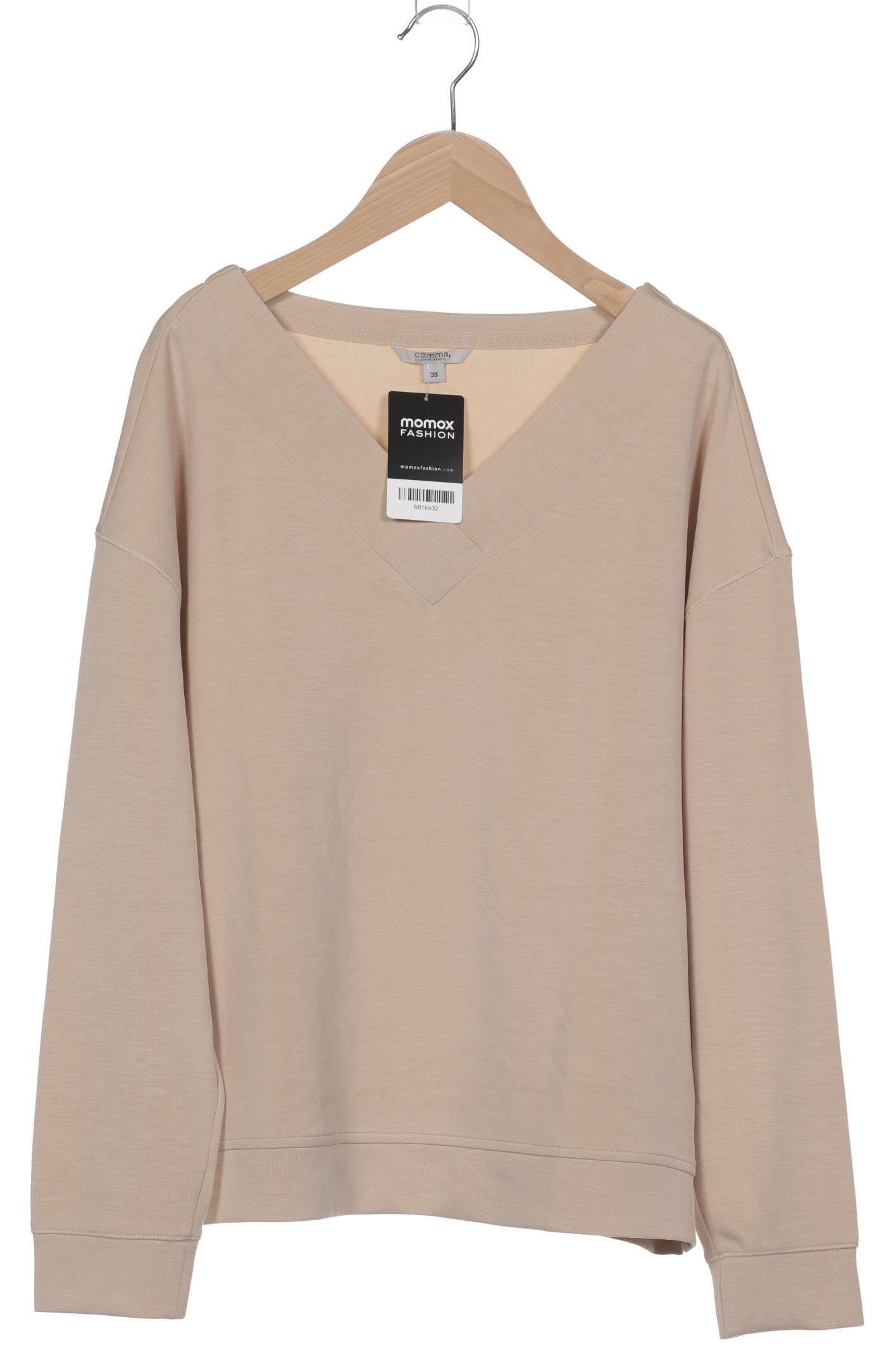 

Comma Damen Sweatshirt, beige, Gr. 38