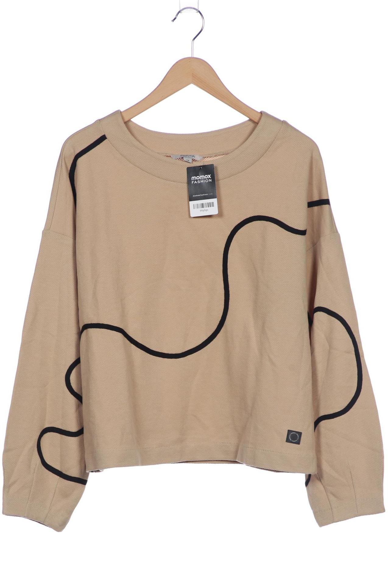 

Comma Damen Sweatshirt, beige, Gr. 42