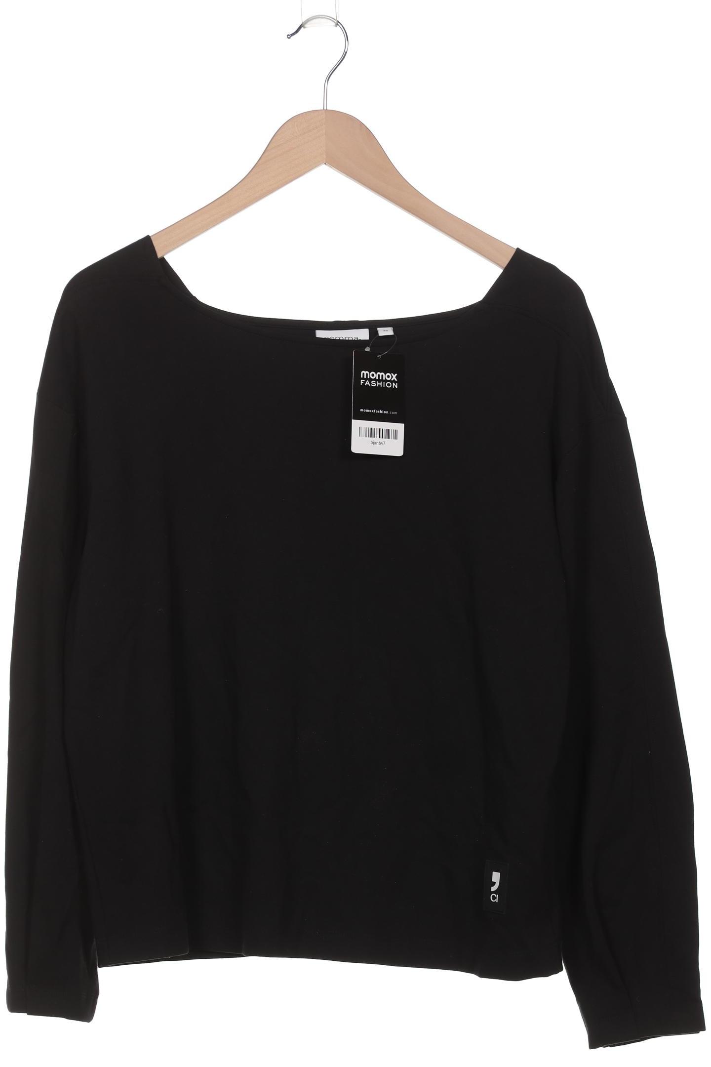 

Comma Damen Sweatshirt, schwarz, Gr. 40