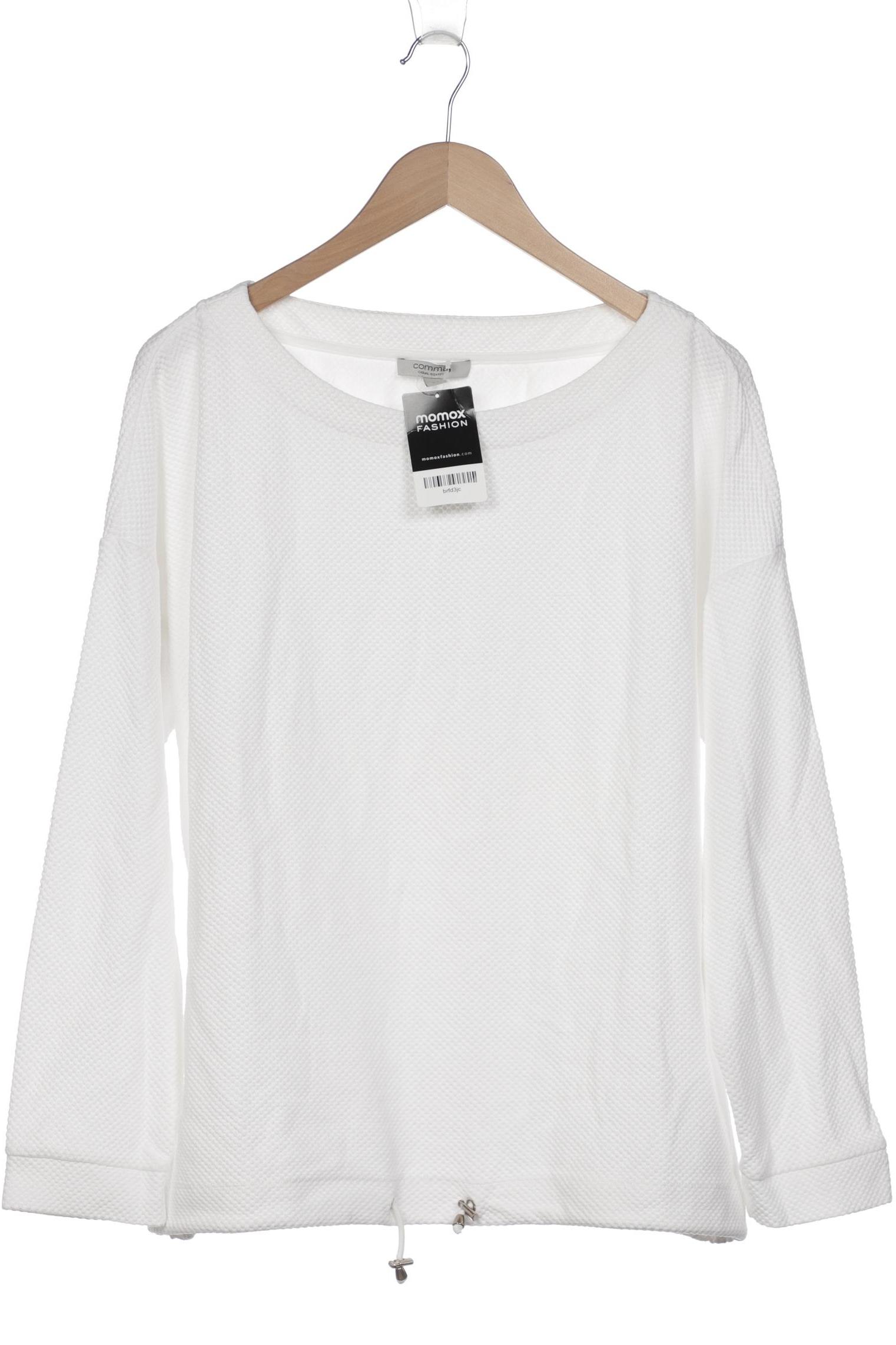 

Comma Damen Sweatshirt, weiß, Gr. 44