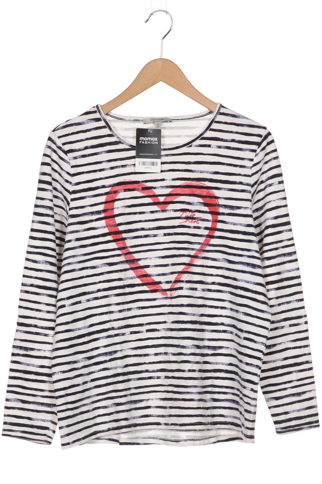 

Comma Damen Sweatshirt, weiß
