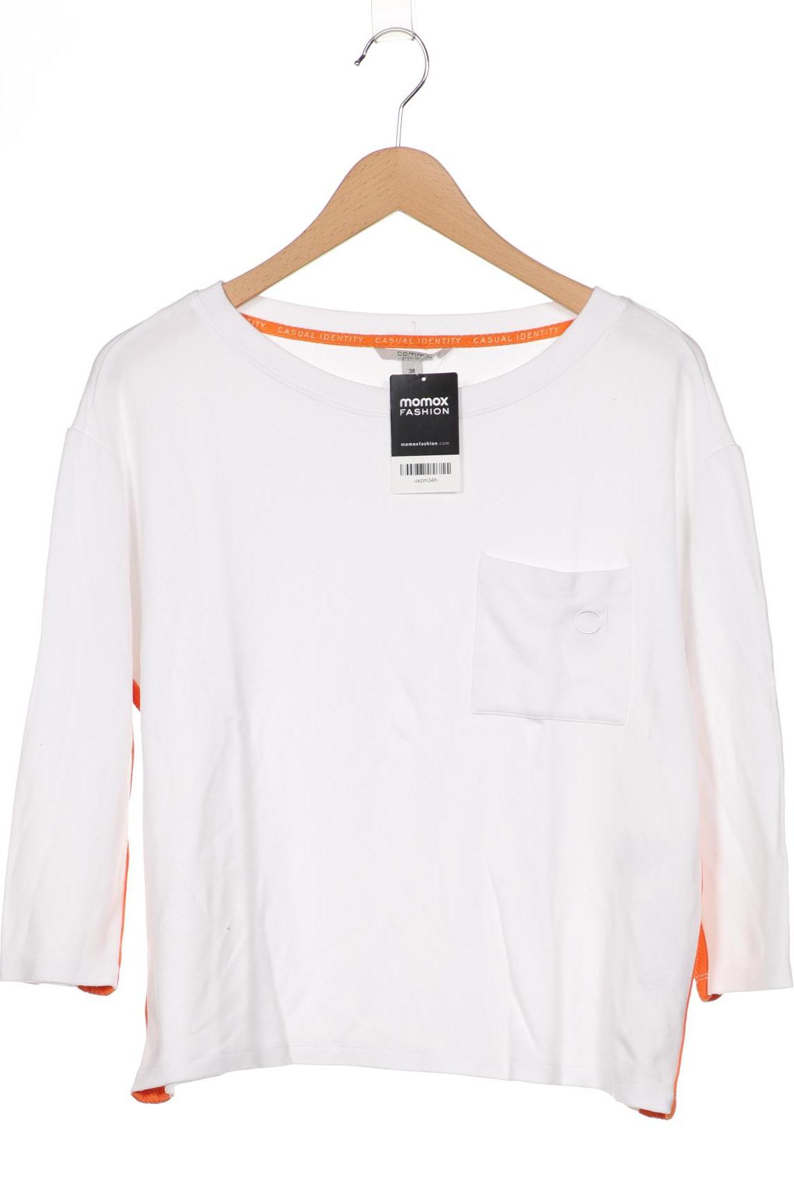 

Comma Damen Sweatshirt, weiß, Gr. 38