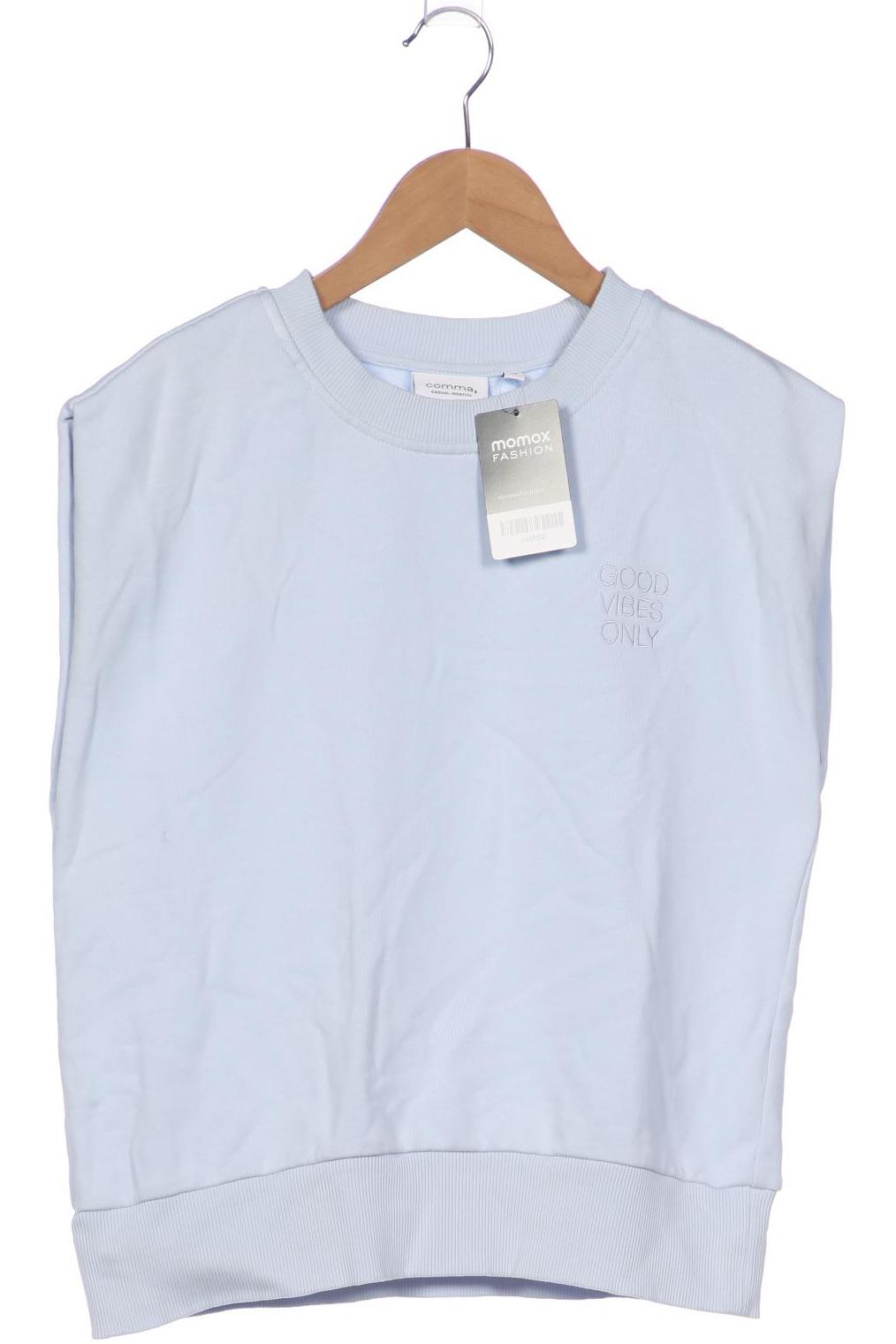 

Comma Damen Sweatshirt, hellblau, Gr. 38