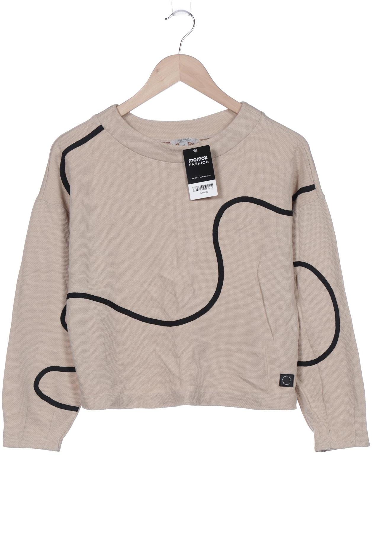 

Comma Damen Sweatshirt, beige, Gr. 34