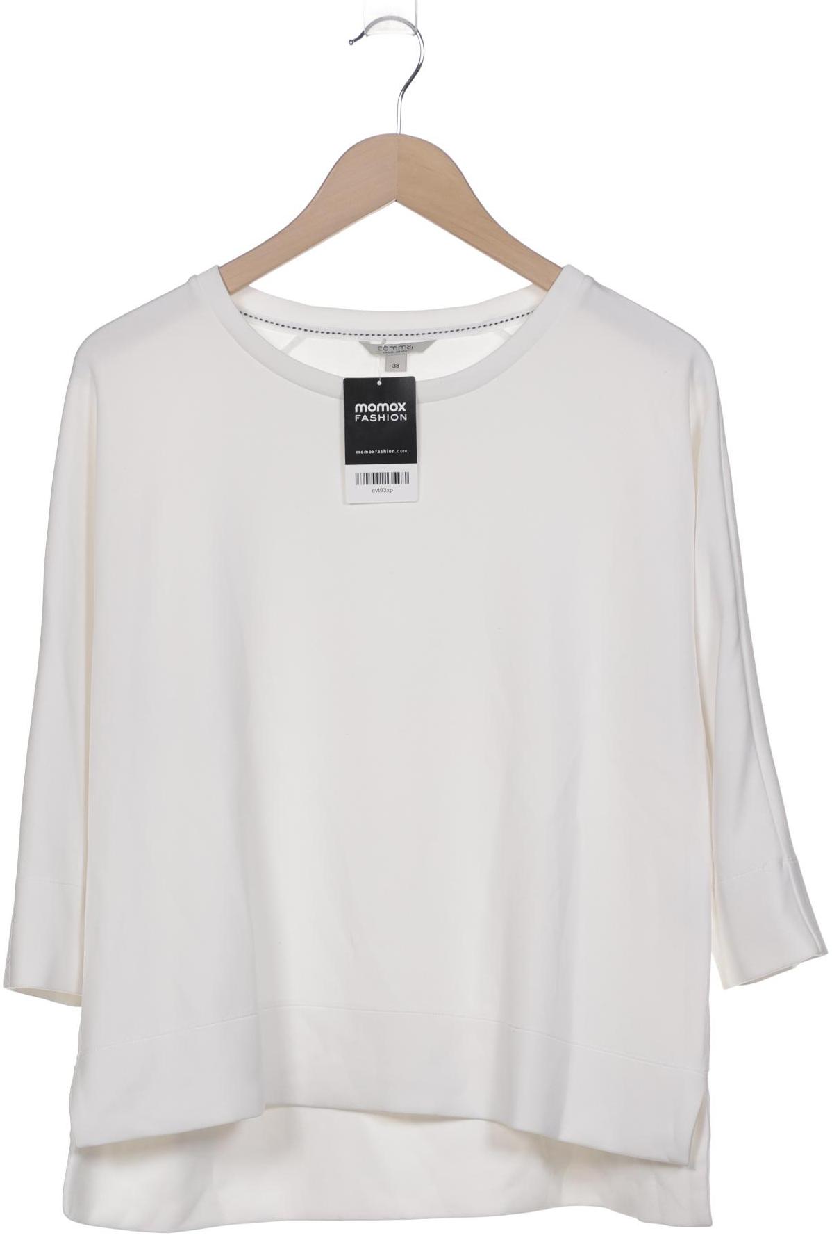 

Comma Damen Sweatshirt, weiß, Gr. 38