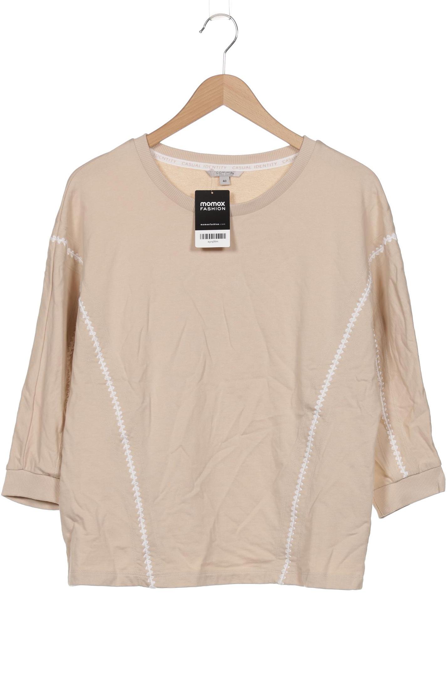 

Comma Damen Sweatshirt, beige, Gr. 40