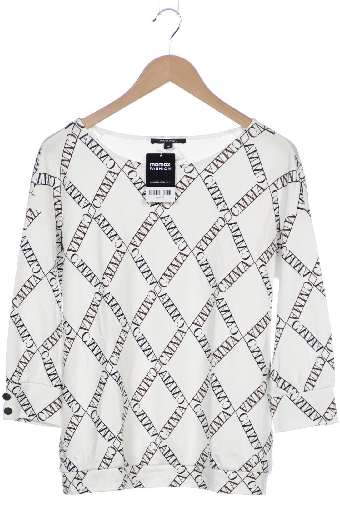 

Comma Damen Sweatshirt, weiß, Gr. 36
