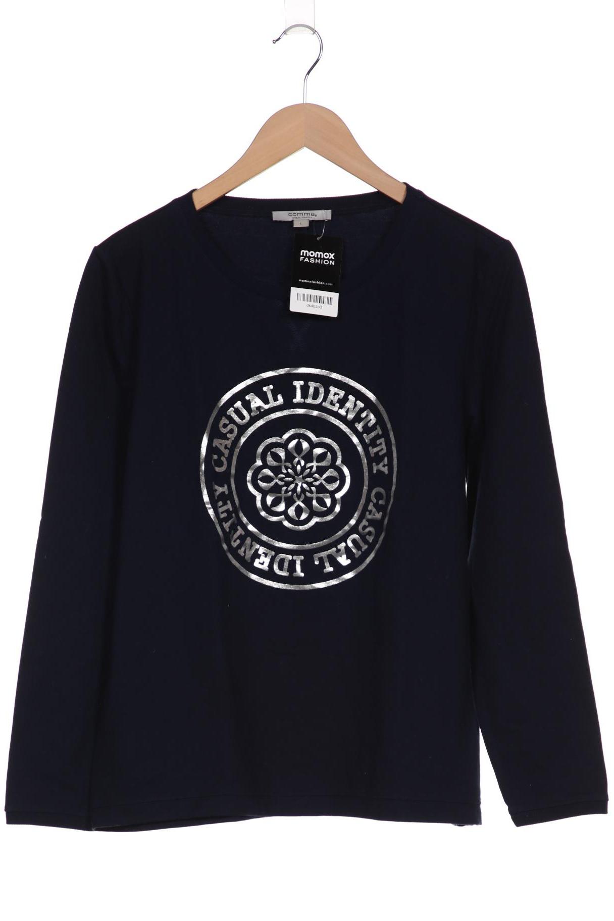 

Comma Damen Sweatshirt, marineblau