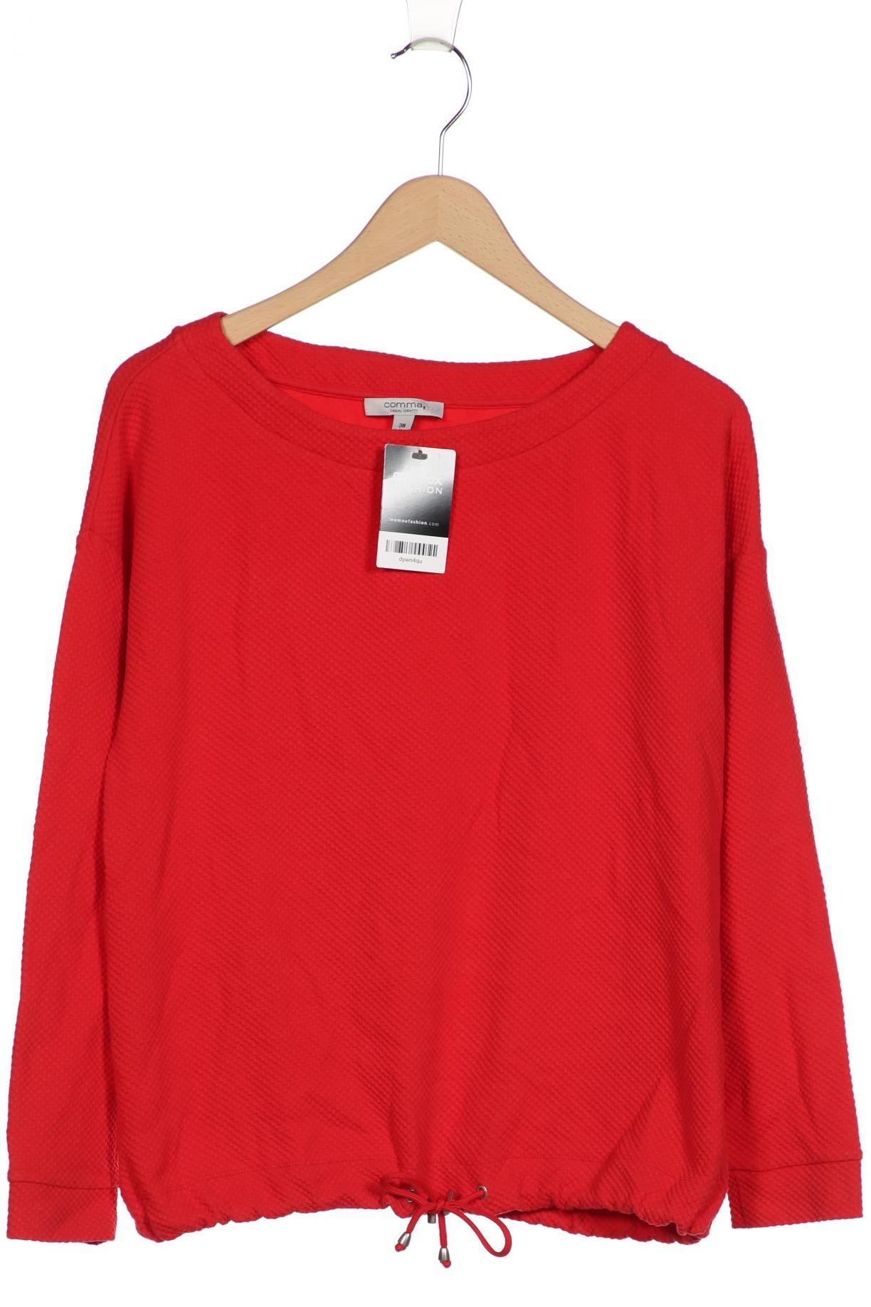 

Comma Damen Sweatshirt, rot
