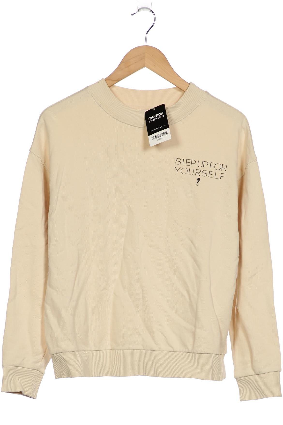 

Comma Damen Sweatshirt, cremeweiß, Gr. 38