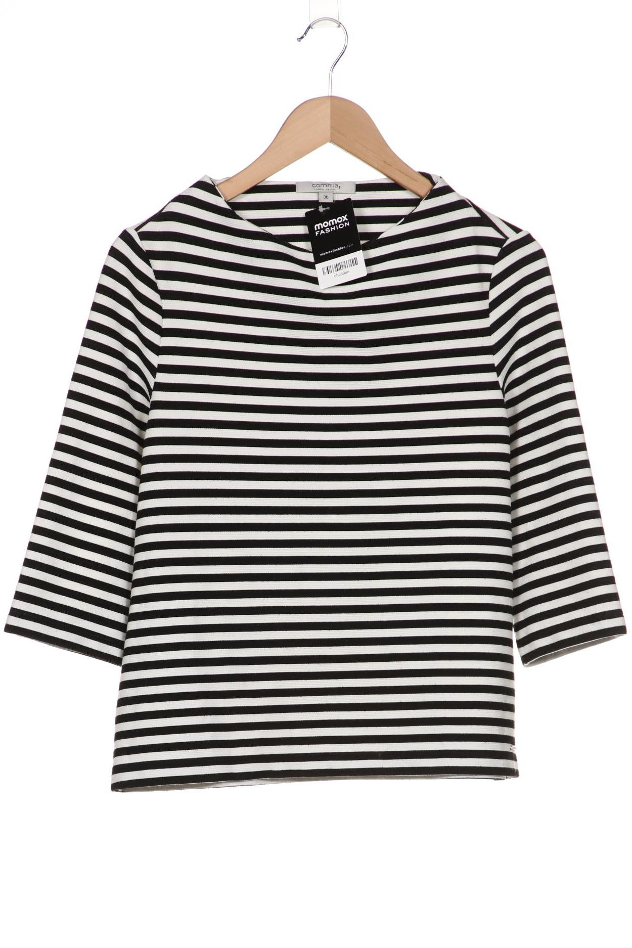

Comma Damen Sweatshirt, schwarz, Gr. 36