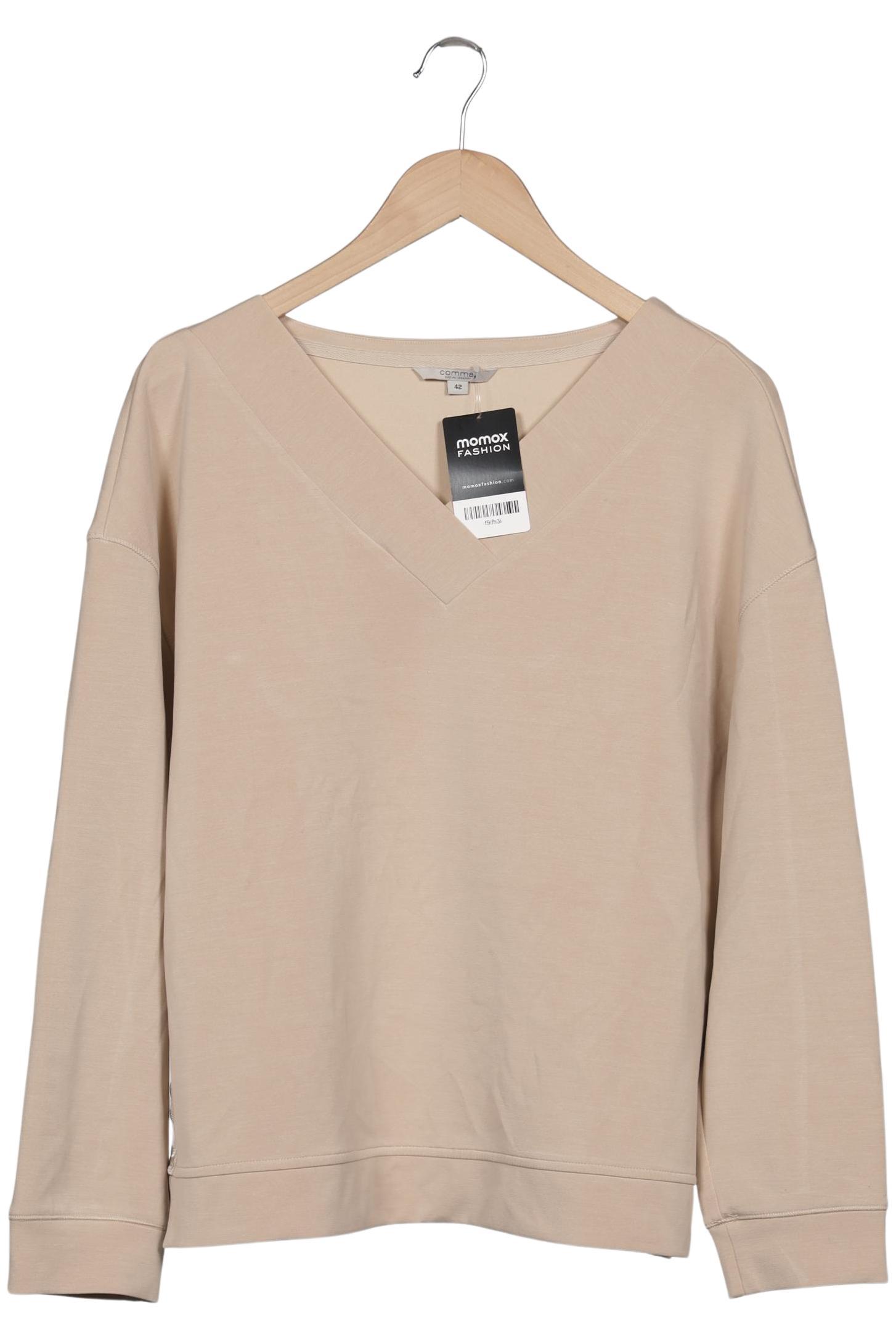 

Comma Damen Sweatshirt, beige, Gr. 42